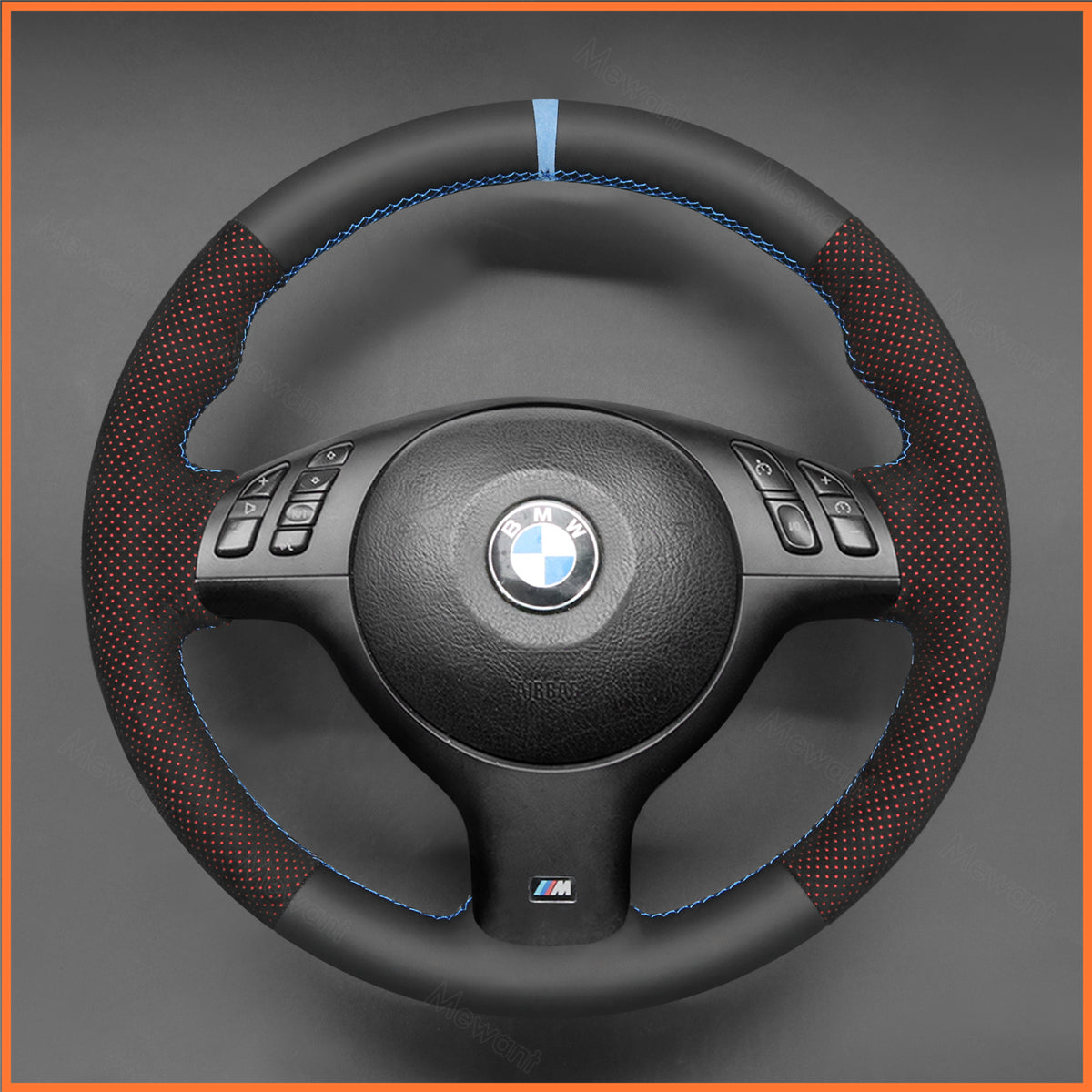 Funda para volante MEWANT para BMW E46 E39 M5 E39 2000-2006