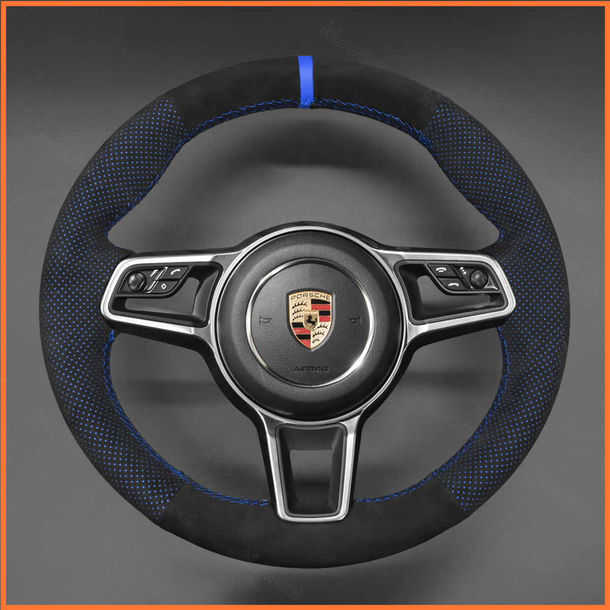 MEWANT Lenkradbezug für Porsche 718 Boxster / 718 Cayman / 718 Spyder / 911 (991) / 918 Spyder / Cayenne / Macan / Panamera - Mewant.de
