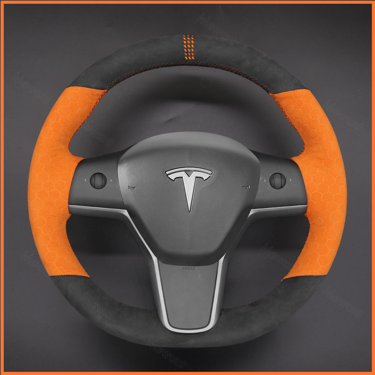 MEWANT Lenkradbezug für Tesla Model 3 2019-2023 / Model Y 2021-2023 - Mewant.de