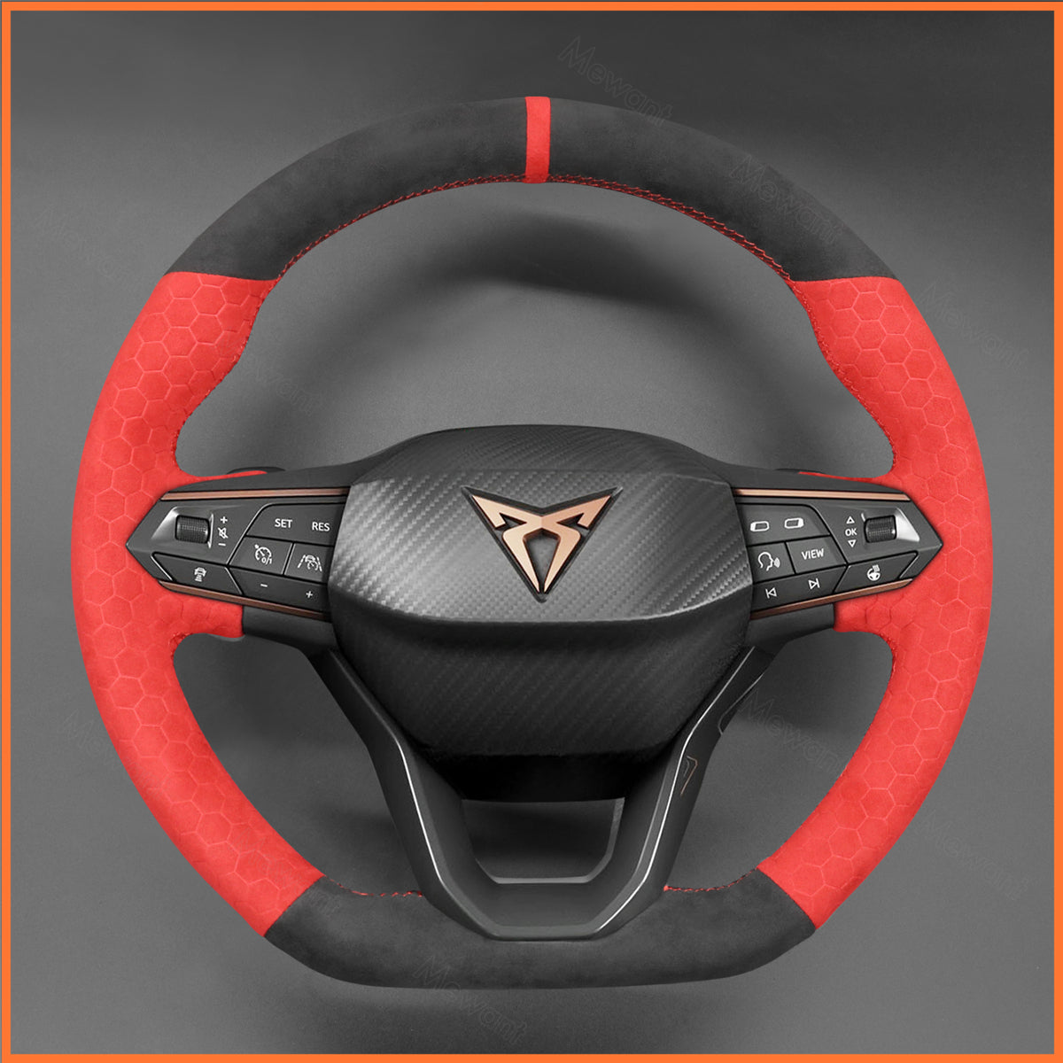MEWANT Lenkradbezug für Seat Leon IV / Ibiza 6F / Ateca / Arona / Tarraco 2020-2022 - Mewant.de