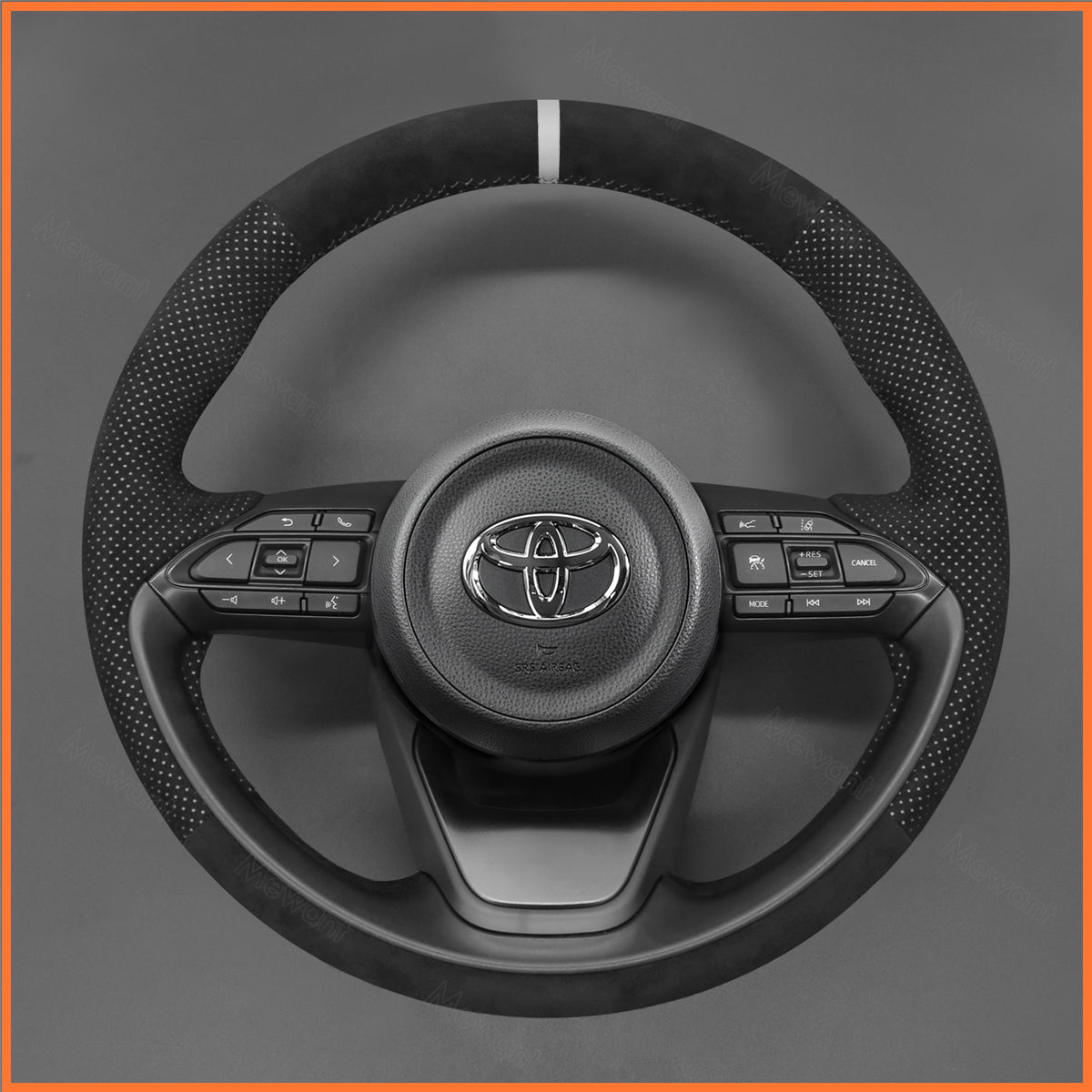 MEWANT Lenkradbezug für Toyota Yaris IV (XP210) 2020-2024 / Yaris Cross 2021-2024 / Aygo X 2022-2024 - Mewant.de