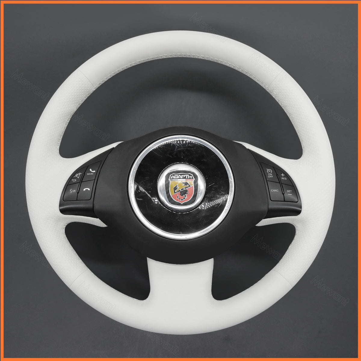 MEWANT Lenkradbezug für Fiat 500 2007-2015 / Fiat 500e 2014-2018 / Fiat 500C 2014-2017 - Mewant.de