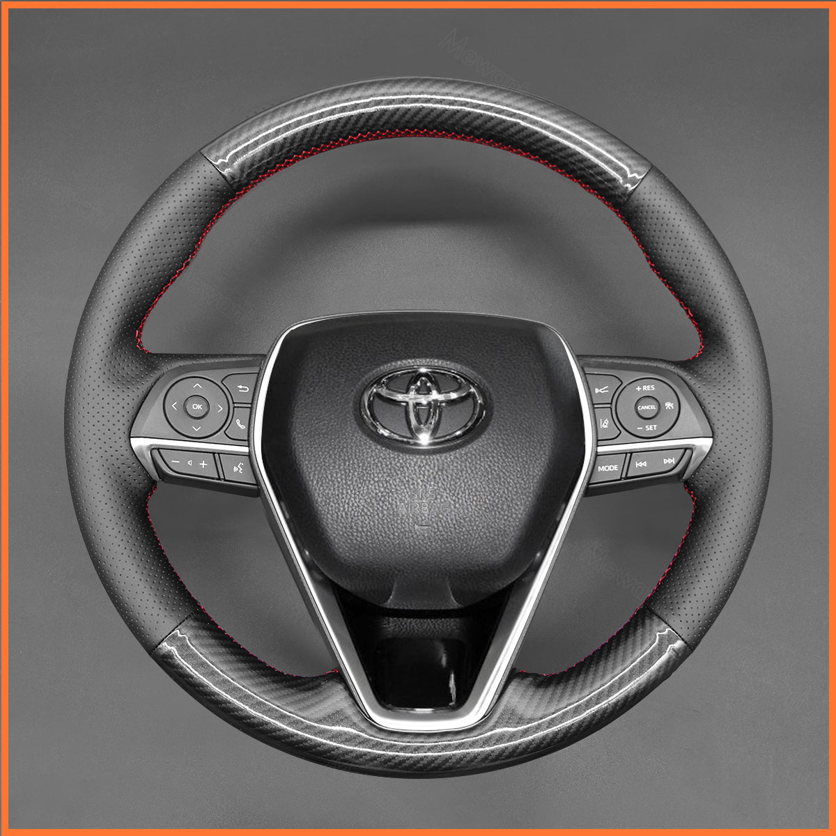 MEWANT Lenkradbezug für Toyota Corolla XII (E210) / Corolla Cross / Camry / RAV4 2018-2024 - Mewant.de