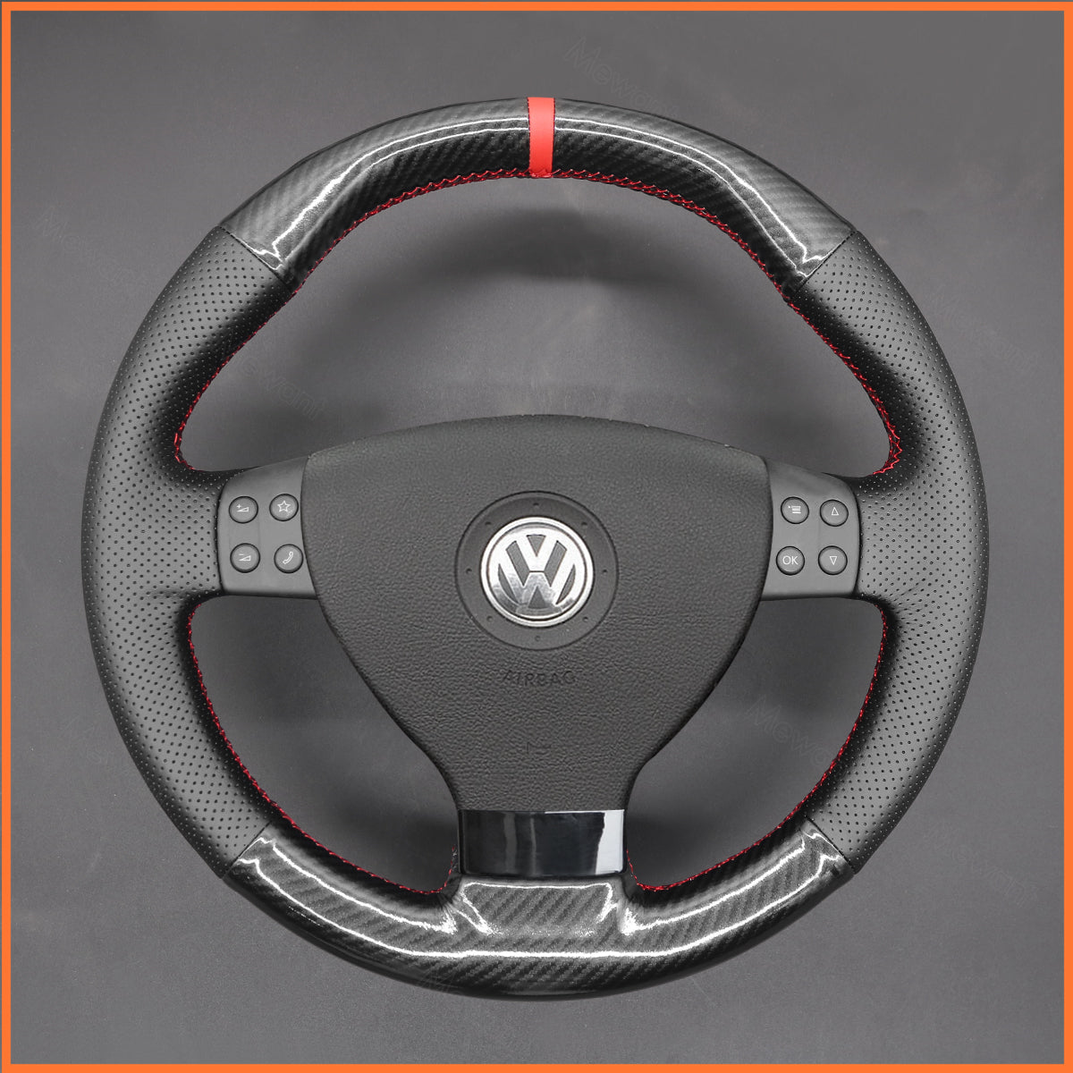 MEWANT Lenkradbezug für Volkswagen VW EOS MK5 2005-2008 - Mewant.de