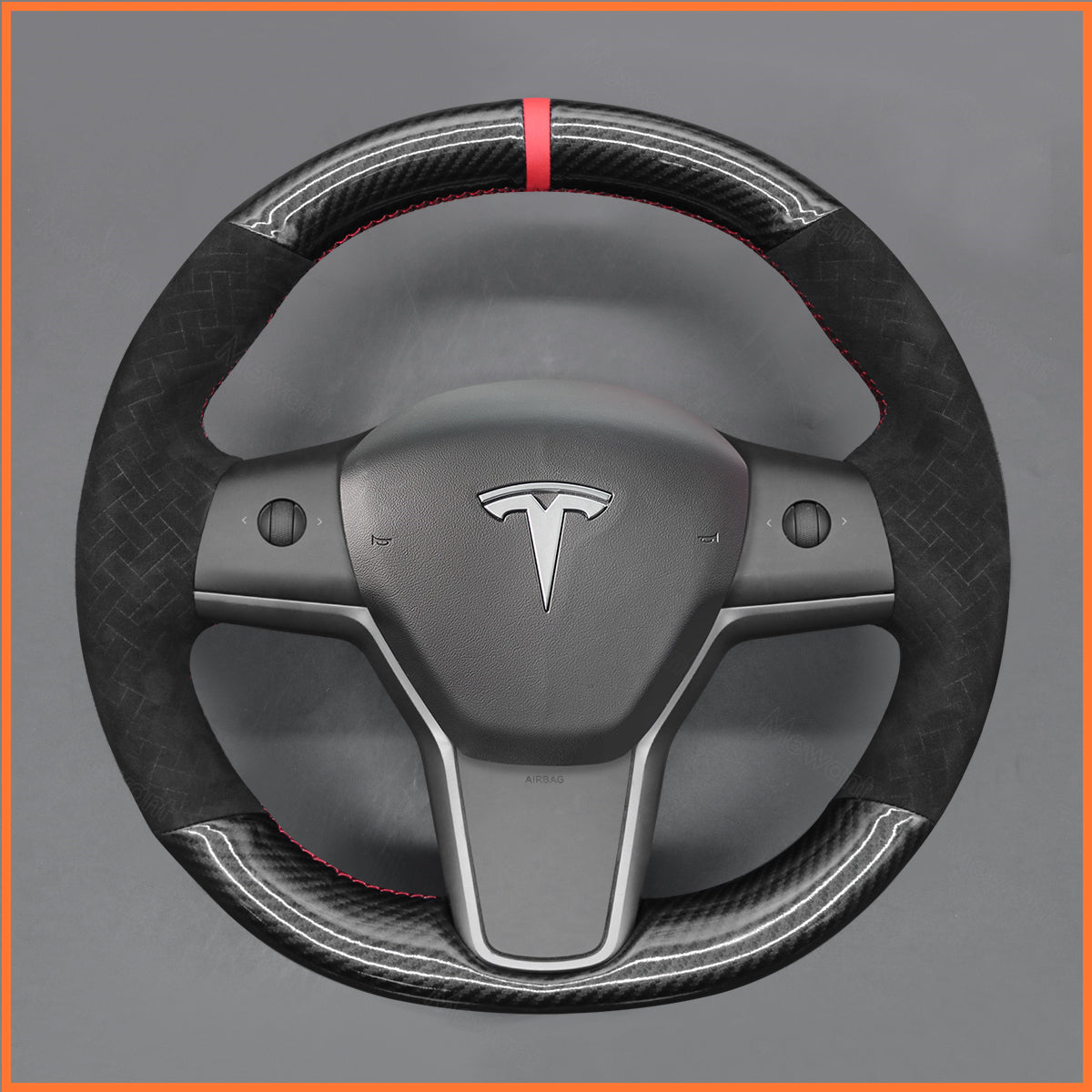 MEWANT Lenkradbezug für Tesla Model 3 2019-2023 / Model Y 2021-2023 - Mewant.de