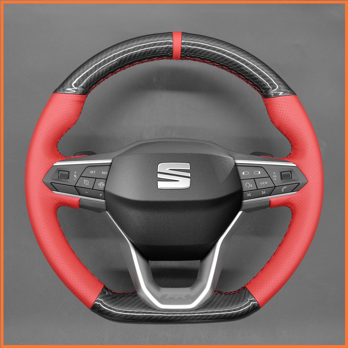 MEWANT Lenkradbezug für Seat Leon IV / Ibiza 6F / Ateca / Arona / Tarraco 2020-2022 - Mewant.de