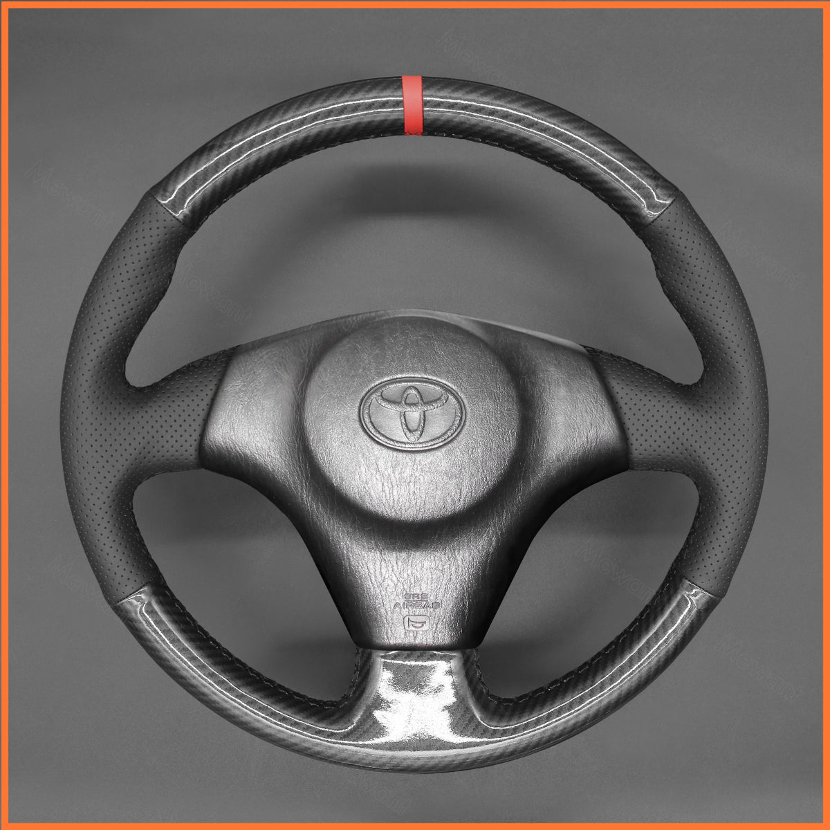 MEWANT Lenkradbezug für Toyota RAV4 / Celica / Matrix / MR2 / Supra / Voltz / Caldina / MR-S / Corolla 1999-2007 - Mewant.de