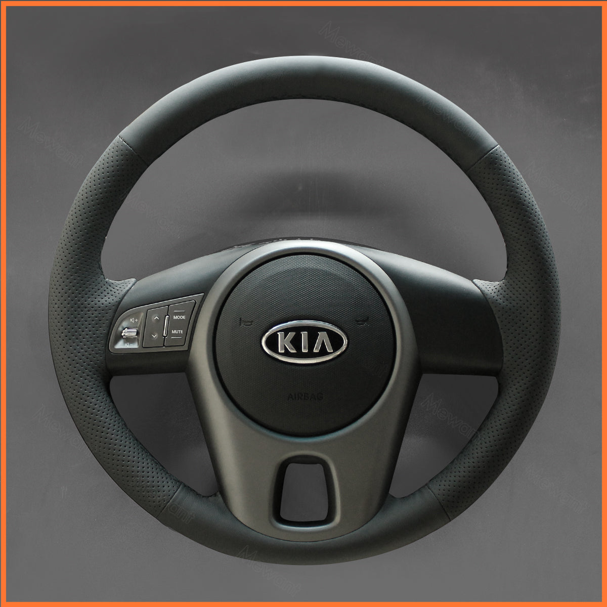 MEWANT Lenkradbezug für Kia Picanto 2009-2011 / Rio 2 2009-2011 / Venga 2010-2019 / Soul 2009-2014 - Mewant.de