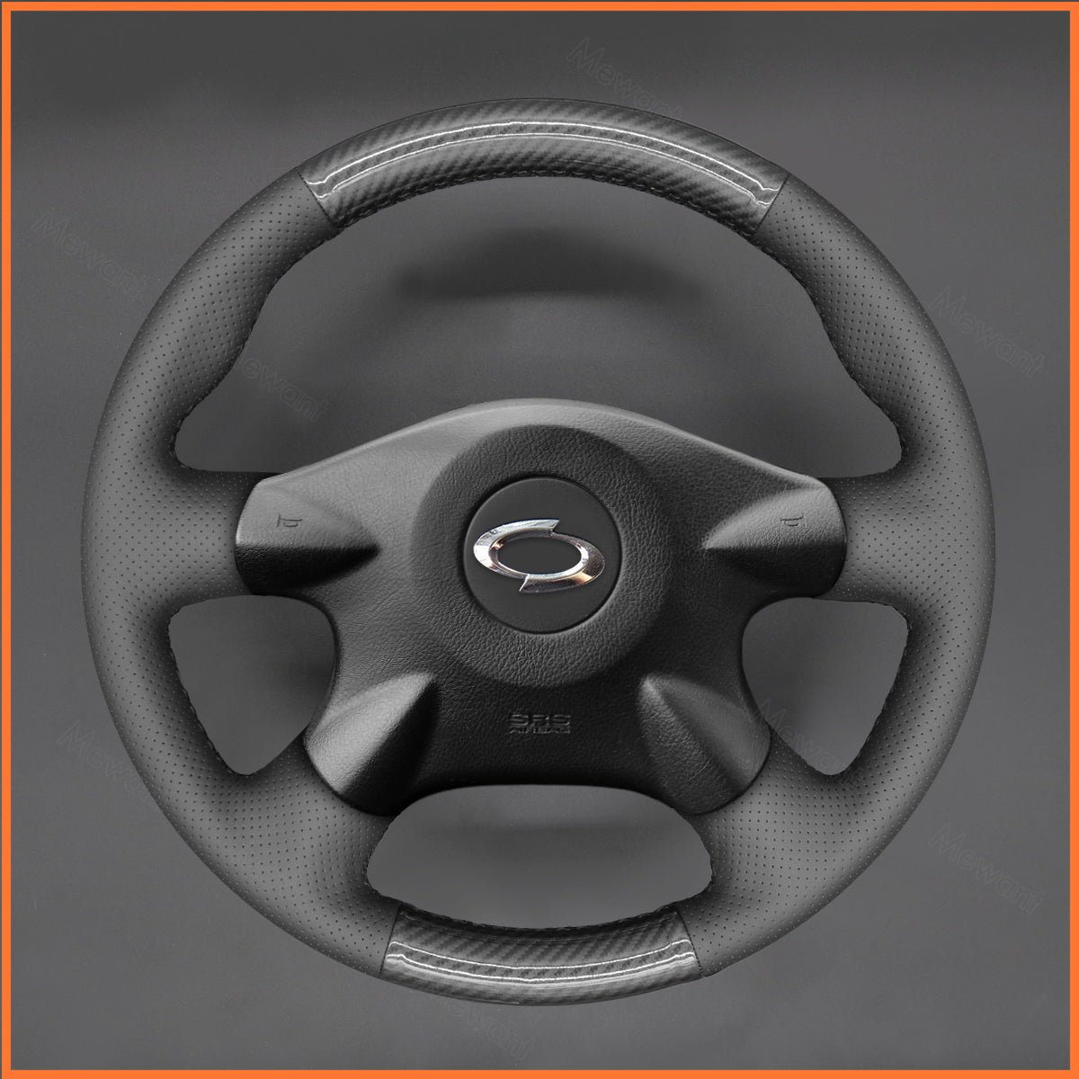 MEWANT Lenkradbezug für Nissan Almera (N16) / Almera Tino / X-Trail (T30) / Primera (P12) / Terrano 2 / Serena / Pathfinder / Bluebird Sylphy / Caravan - Mewant.de