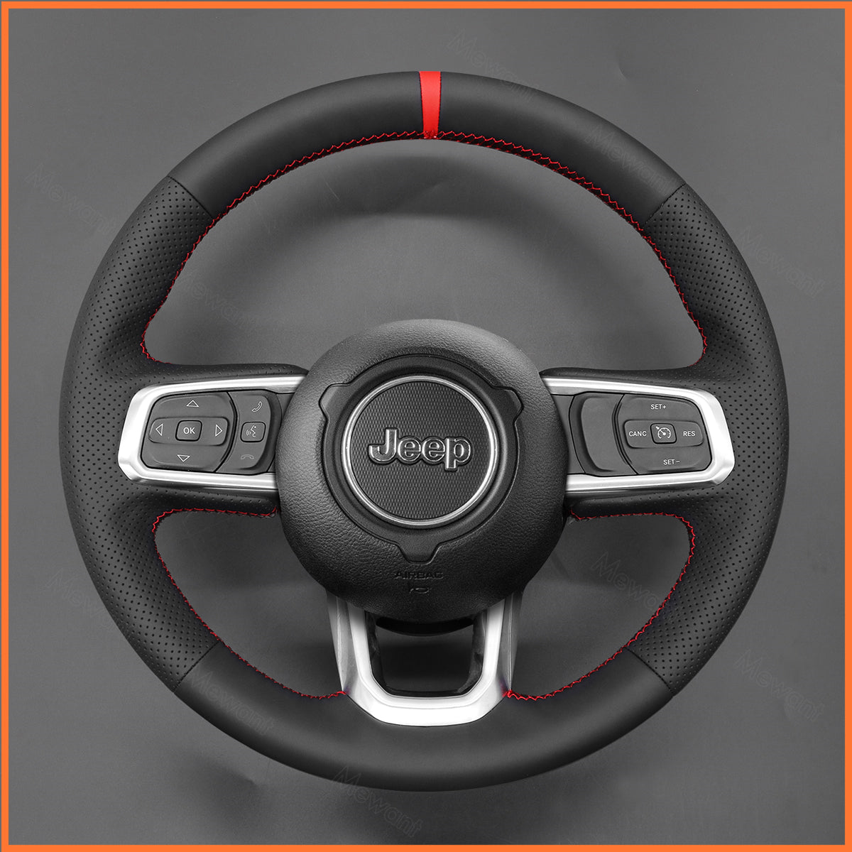 MEWANT Lenkradbezug für Jeep Wrangler JL / Gladiator JT 2020-2023 - Mewant.de