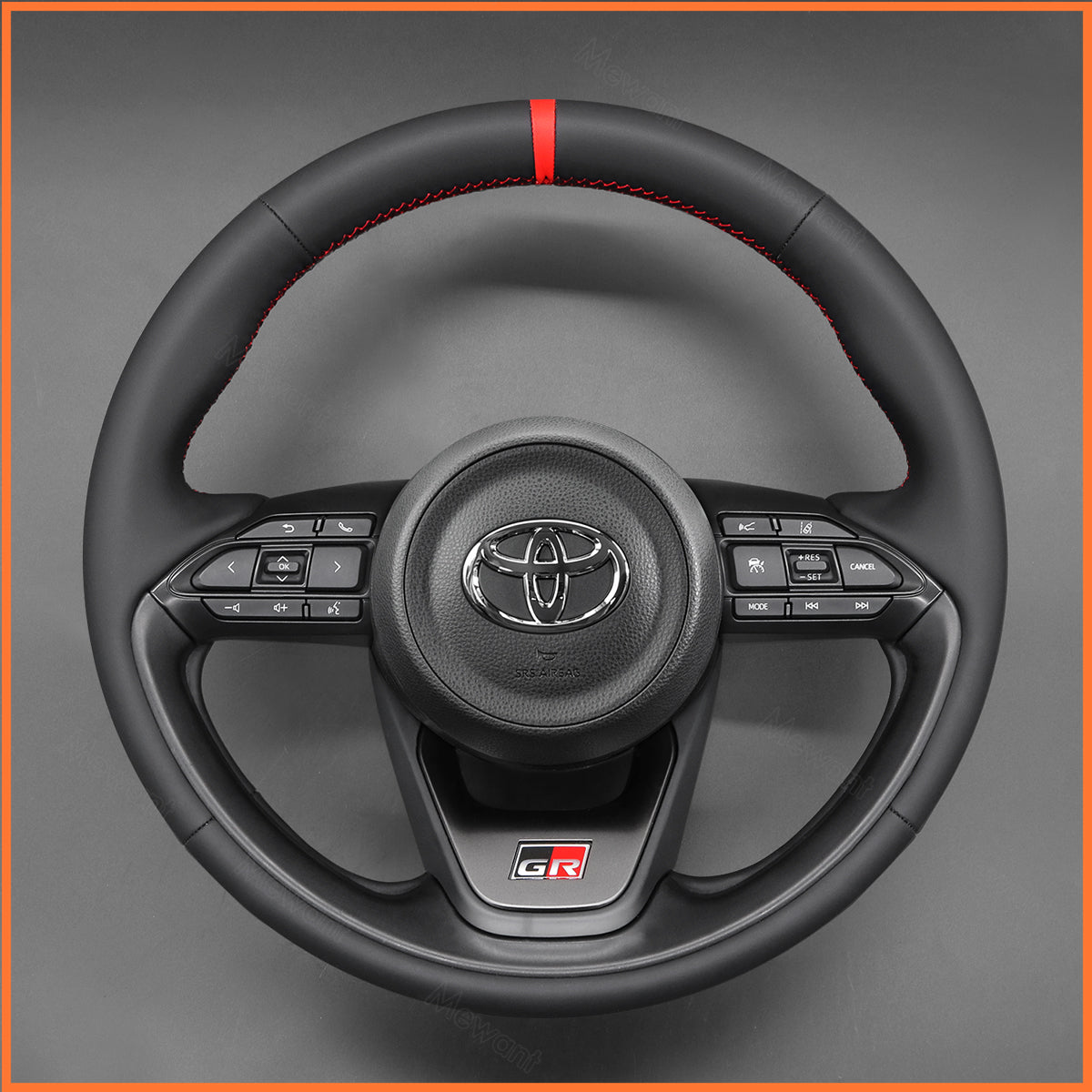 MEWANT Lenkradbezug für Toyota Yaris IV (XP210) 2020-2024 / Yaris Cross 2021-2024 / Aygo X 2022-2024 - Mewant.de