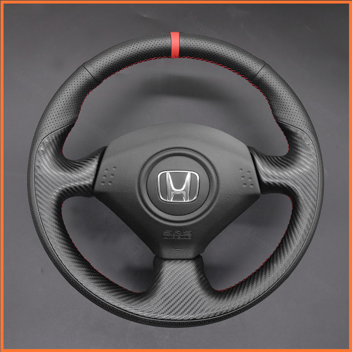 MEWANT Lenkradbezug für Honda S2000 1999-2009 / Civic Type R 2001-2006 / Integra 2001-2006 - Mewant.de