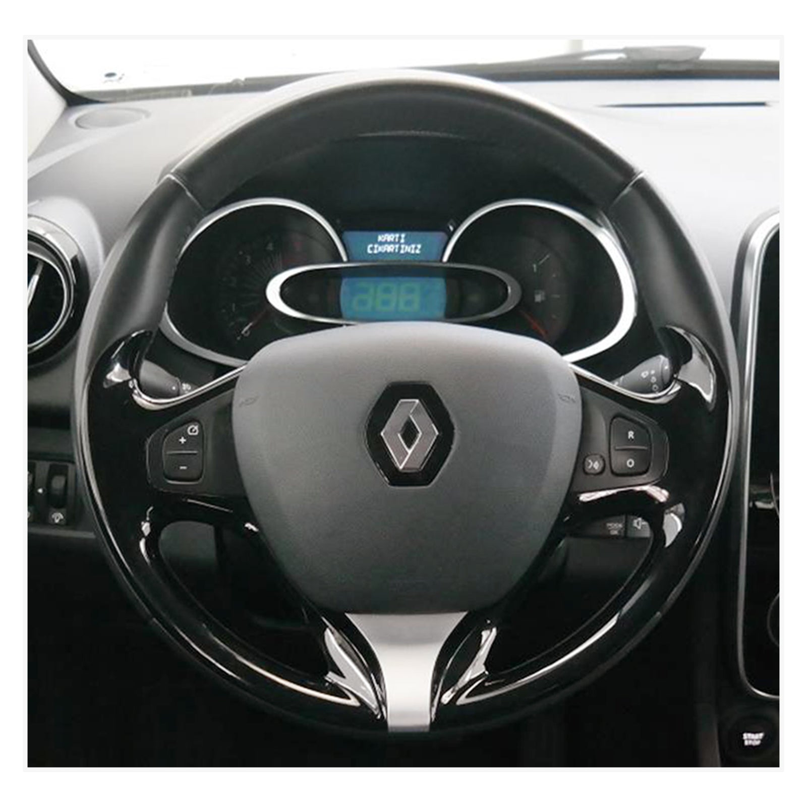 MEWANT Lenkradbezug für Renault Clio 4 (IV) 2012-2016 / Captur 2013-2016 / Renault Samsung QM3 2013-2015 - Mewant.de