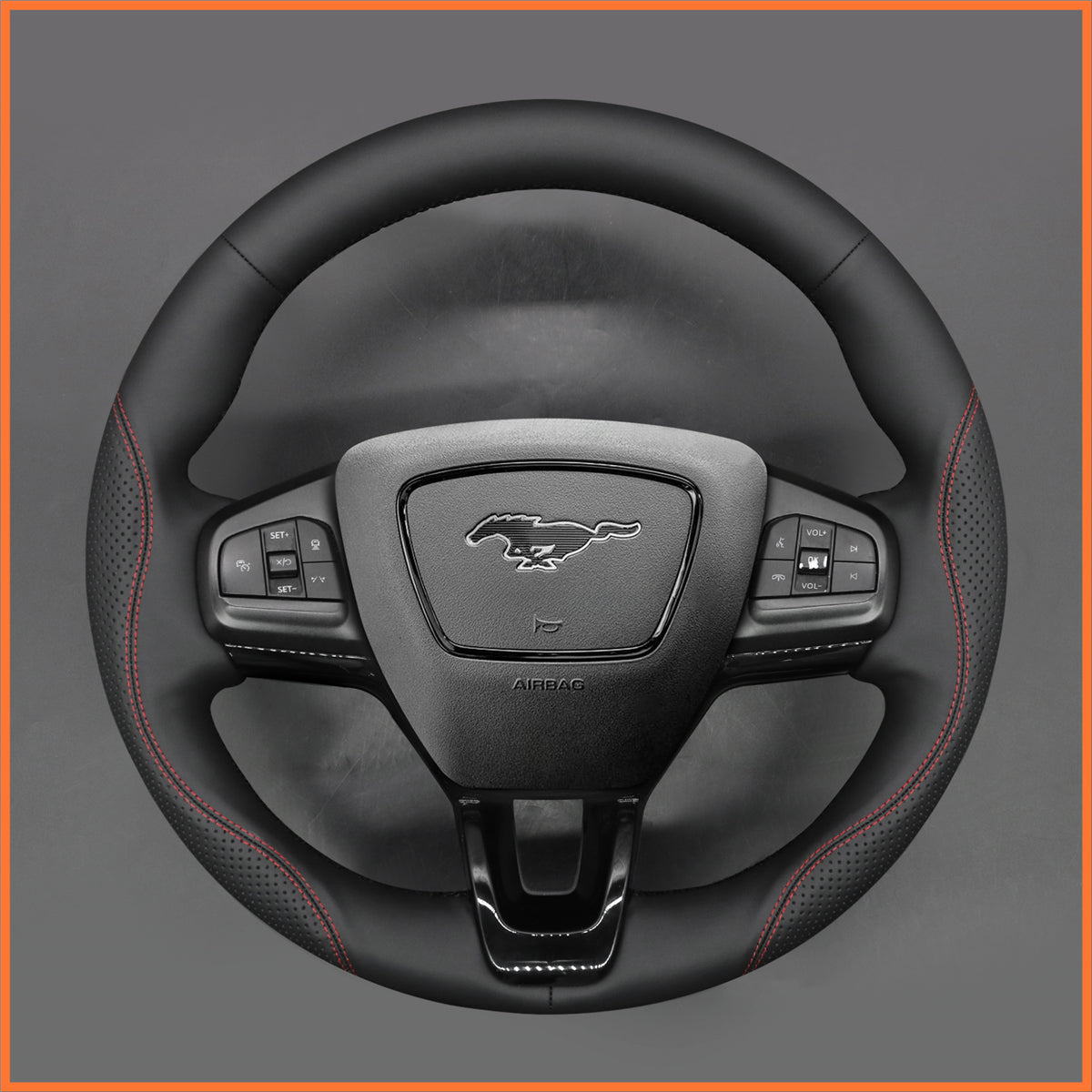 Funda de volante MEWANT para Ford Mustang Mach-E 2021-2024