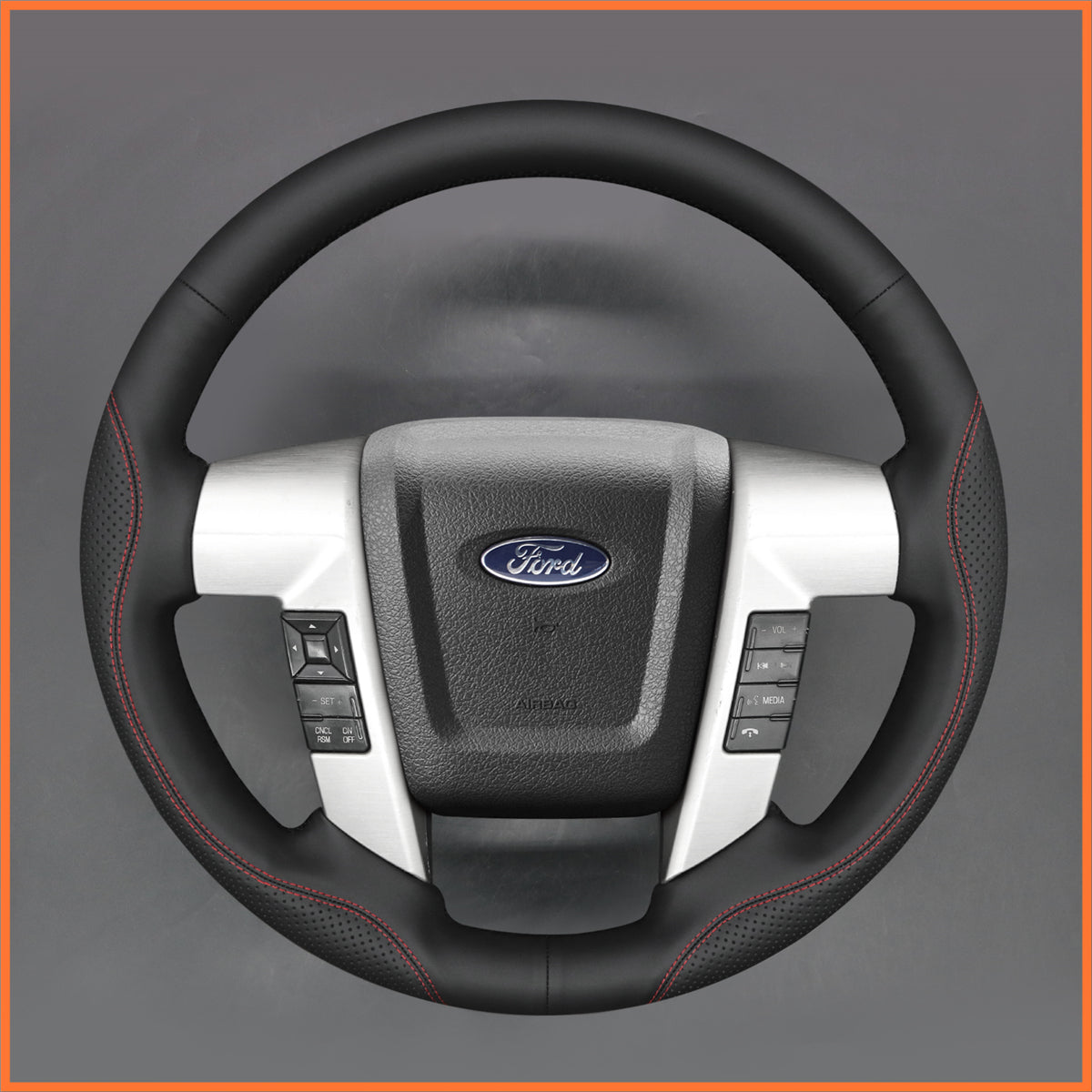 Funda de volante MEWANT para Ford F-150 2009-2014