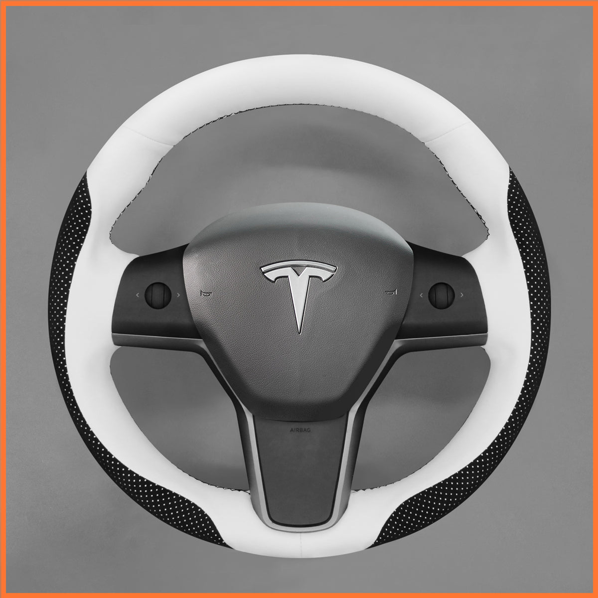 Funda de volante MEWANT para Tesla Model 3 2019-2023 / Model Y 2021-2023