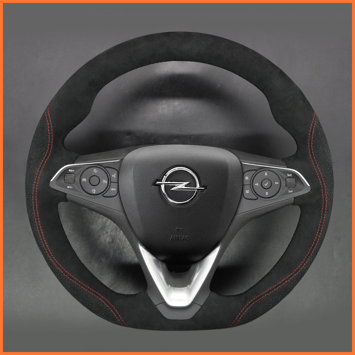 MEWANT Funda de volante para Opel Astra K / Combo / Corsa E F / Grandland X / Insignia CT B