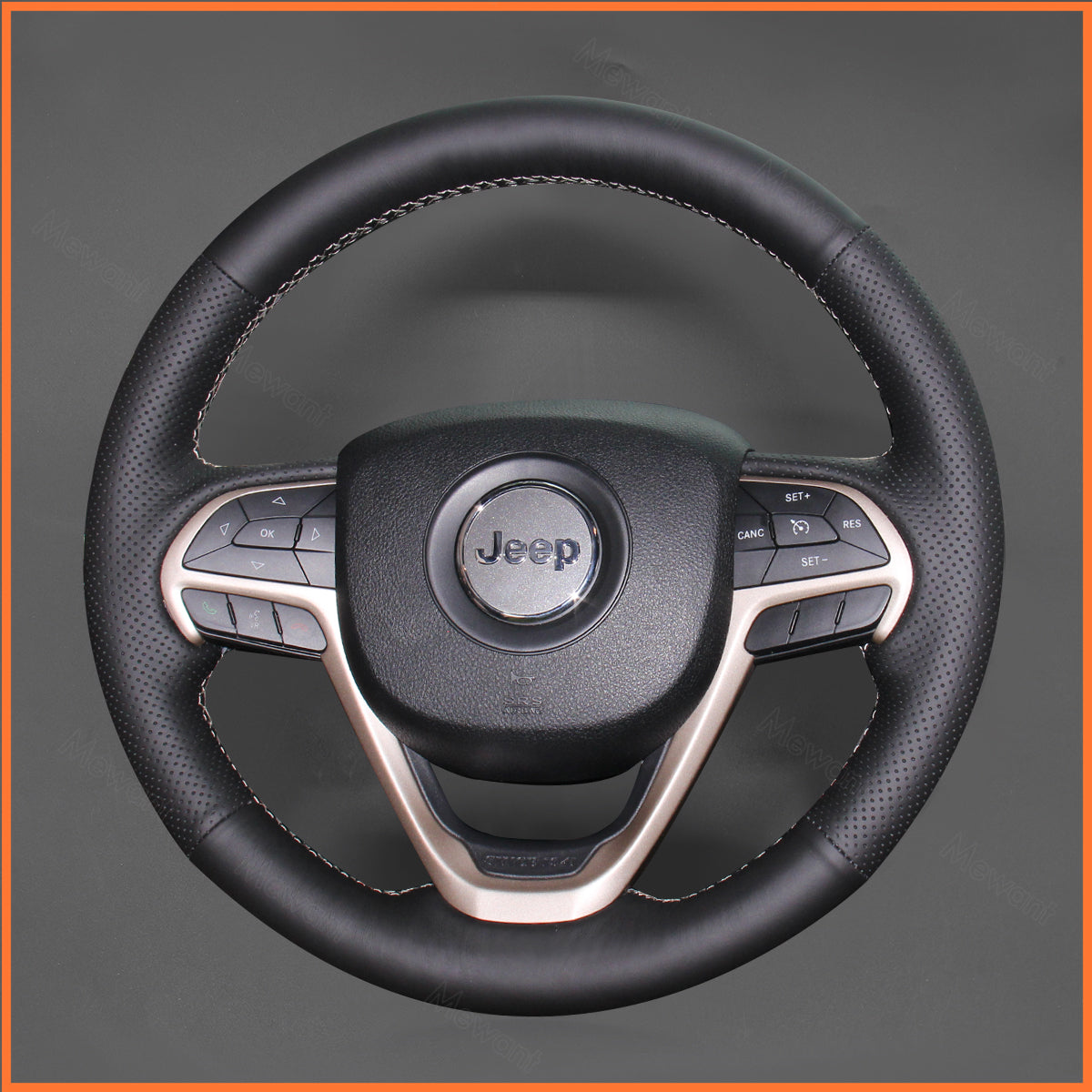 MEWANT Lenkradbezug für Jeep Cherokee V (KL) 2014-2020 / Grand Cherokee IV (WK2) 2013-2021 - Mewant.de