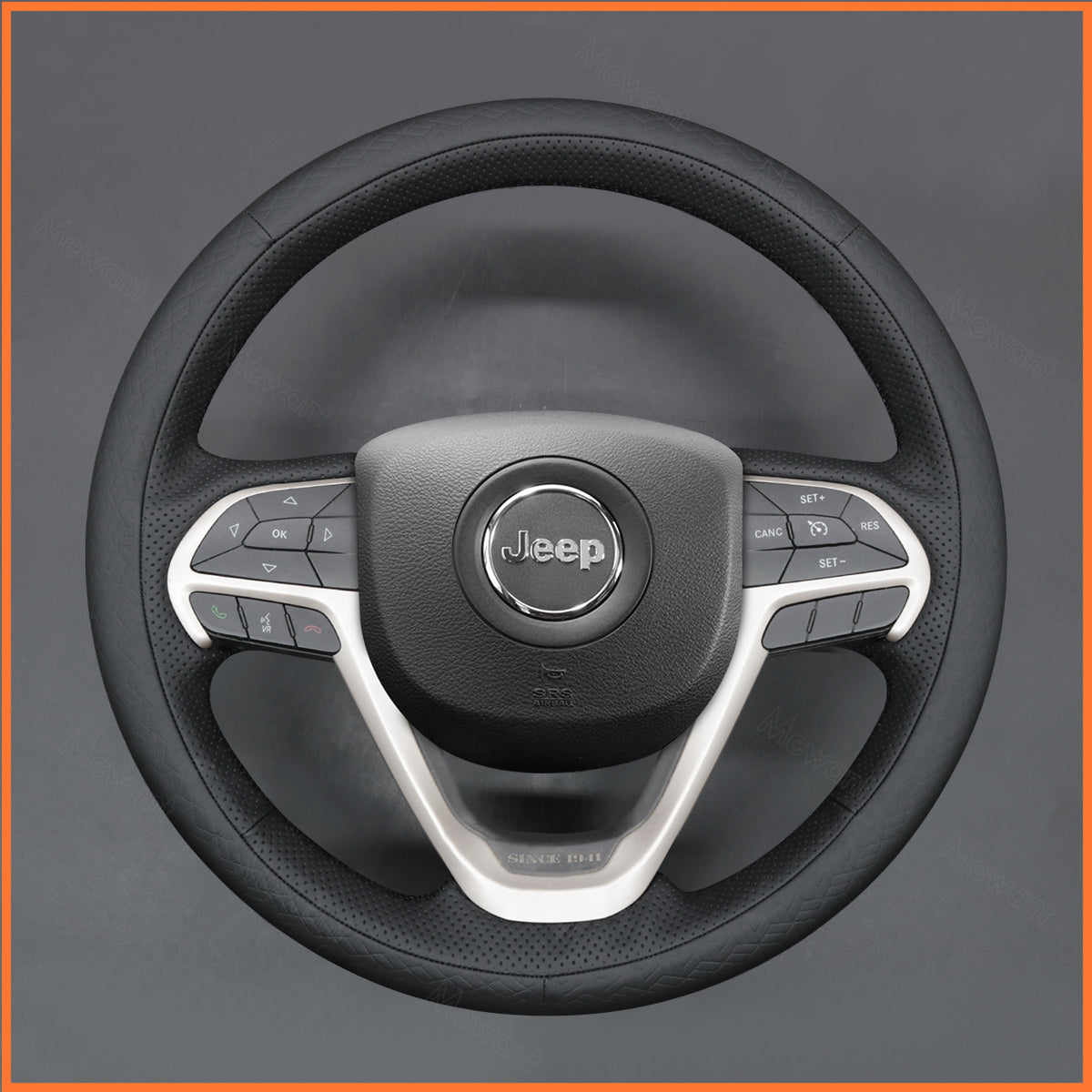 MEWANT Lenkradbezug für Jeep Cherokee V (KL) 2014-2020 / Grand Cherokee IV (WK2) 2013-2021 - Mewant.de