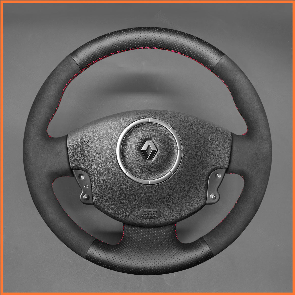 MEWANT Lenkradbezug für Renault Megane 2 2002-2009 / Scenic 2 (Grand Scenic) 2003-2009 / Kangoo 2 2008-2013 - Mewant.de