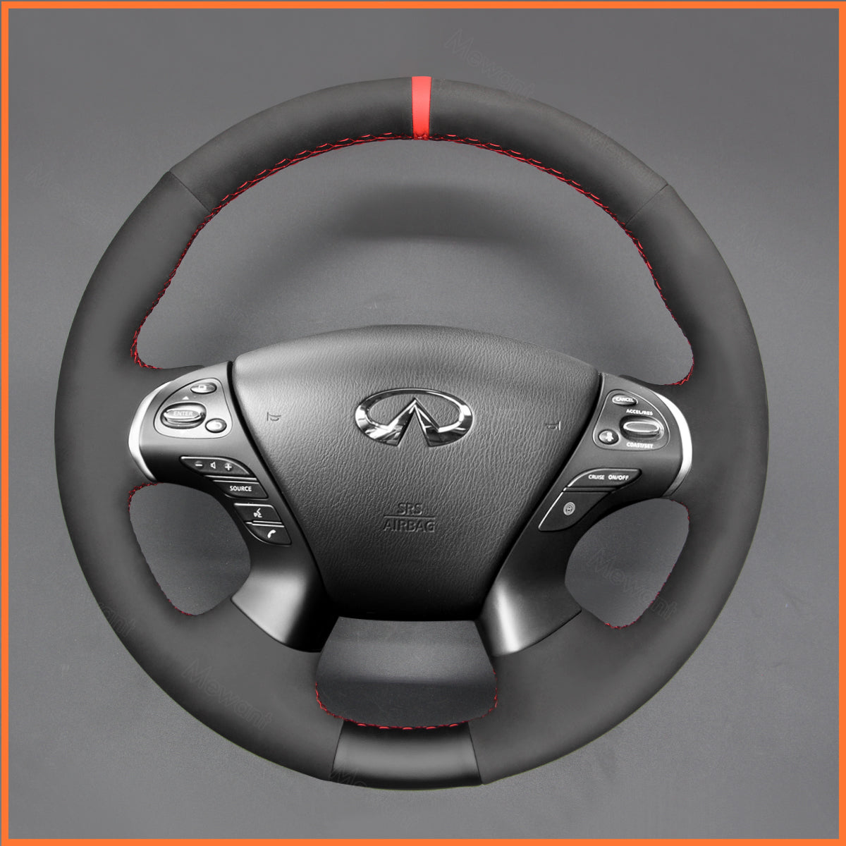 MEWANT Lenkradbezug für Infiniti M M30 M35 M37 2010-2013 / Q70 2014-2017 / QX60 2014-2019 - Mewant.de