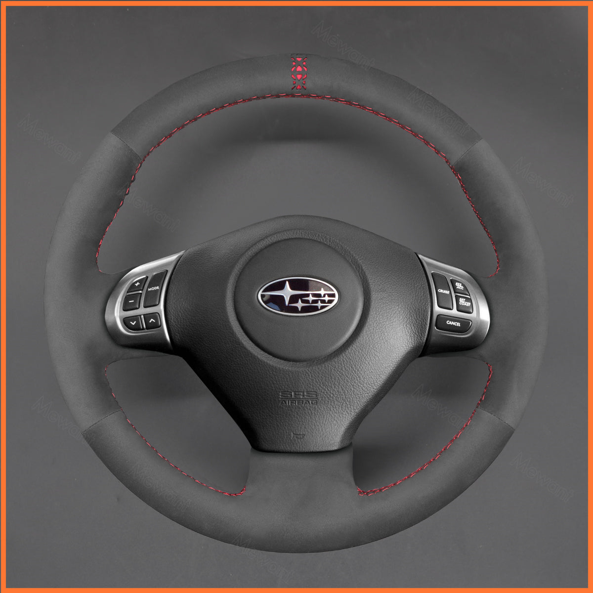 MEWANT Lenkradbezug für Subaru Forester 2008-2013 / Impreza 2007-2012 / Legacy 2006-2009 / Outback 2007-2009 / Impreza WRX 2007-2010 - Mewant.de