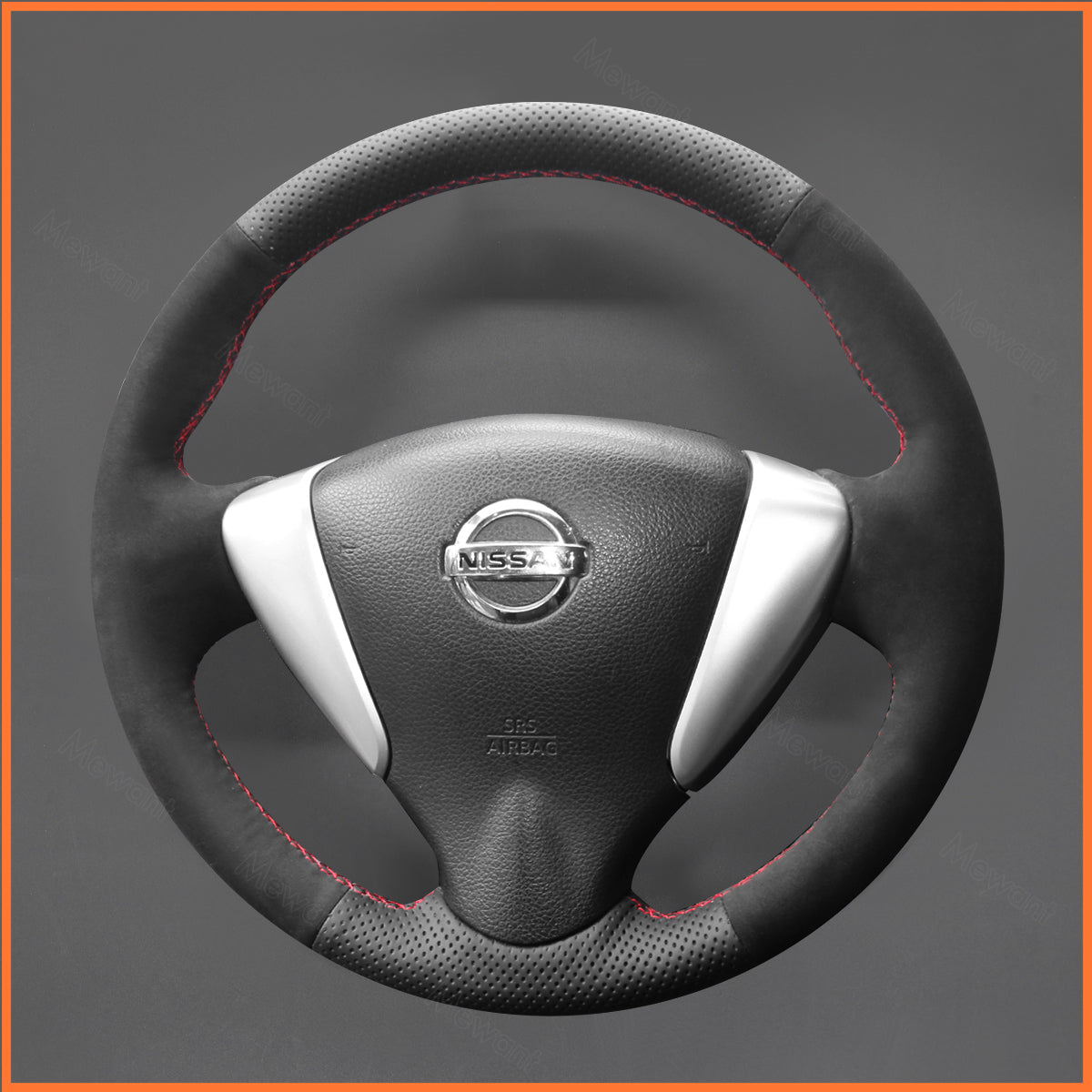 MEWANT Lenkradbezug für Nissan Note 2013-2017 / Serena 2012-2016 / Bluebird Sylphy (RU) 2012-2020 - Mewant.de