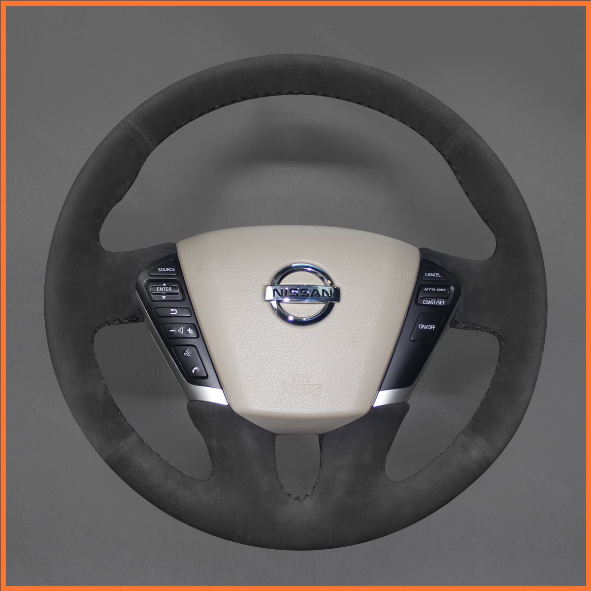 MEWANT Lenkradbezug für Nissan Murano 2009-2015 / Teana 2008-2013 / Elgrand 2010-2021 - Mewant.de