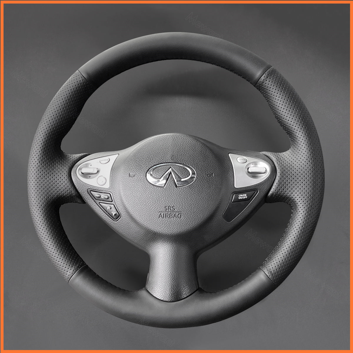 MEWANT Lenkradbezug für Infiniti FX FX30d FX35 FX37 FX50 2009-2015 / QX70 2013-2018 / Nissan Juke F15 2010-2019 - Mewant.de