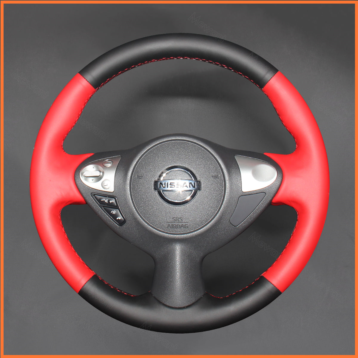 MEWANT Lenkradbezug für Infiniti FX FX30d FX35 FX37 FX50 2009-2015 / QX70 2013-2018 / Nissan Juke F15 2010-2019 - Mewant.de