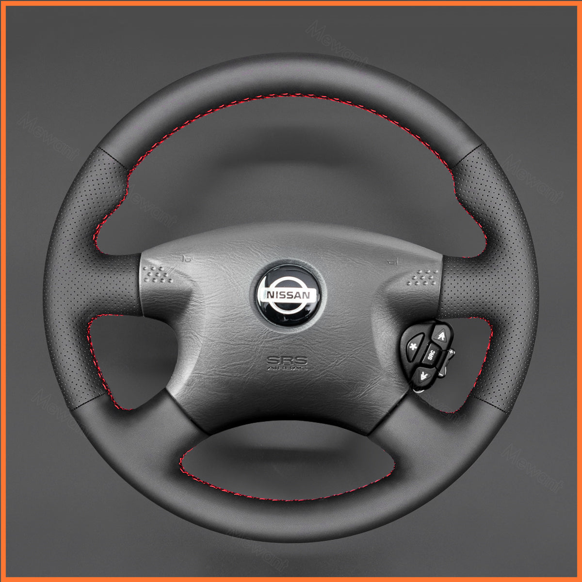 MEWANT Lenkradbezug für Nissan Almera (N16) / X-Trail (T30) / Terrano 2 / Almera Tino / Micra / Primera - Mewant.de