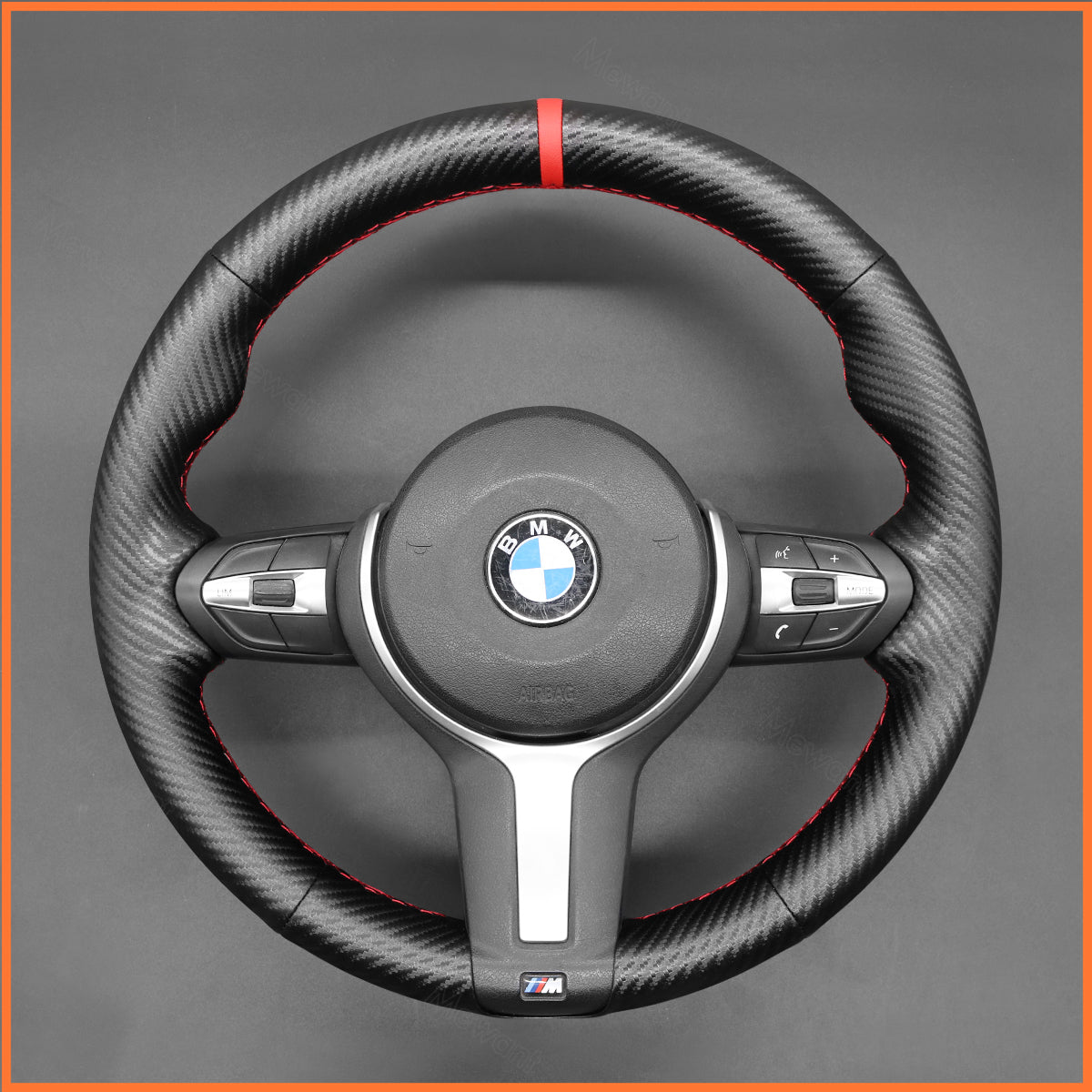 MEWANT Lenkradbezug für BMW F20 F21 F22 F23 F31 F45 F30 F32 F07 F10 F11 F12 F16 F15 F26 F25 F39 F48 2013-2019 - Mewant.de