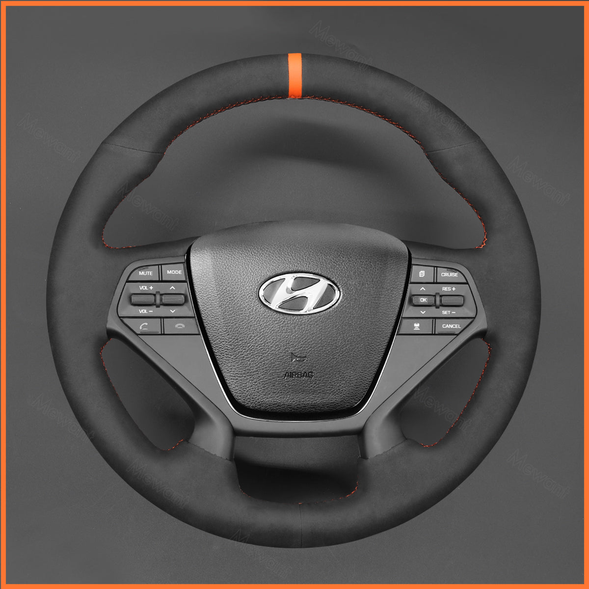MEWANT Lenkradbezug für Hyundai Sonata 4-Spoke 2015-2019 - Mewant.de