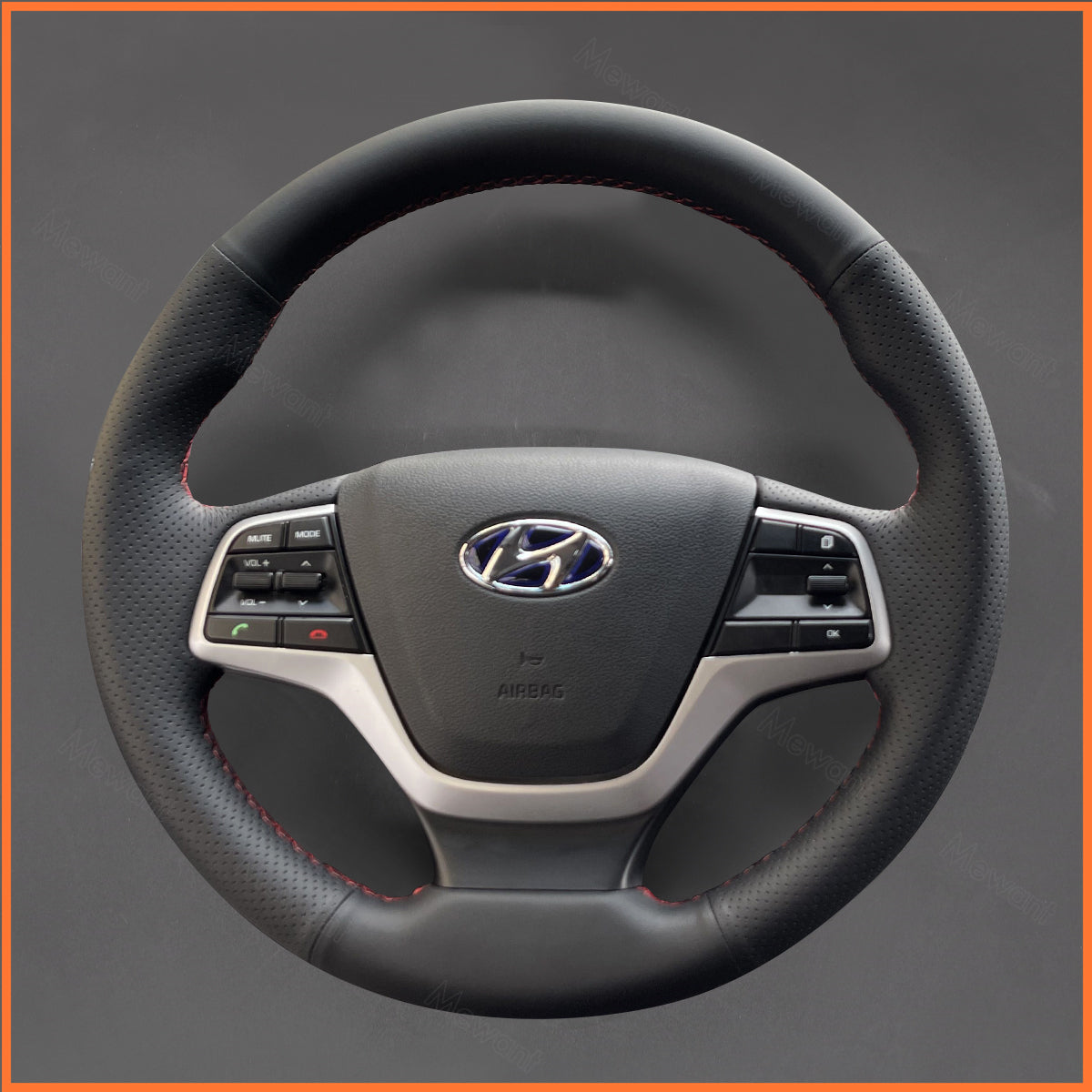 MEWANT Lenkradbezug für Hyundai Elantra VI 2016-2017 - Mewant.de