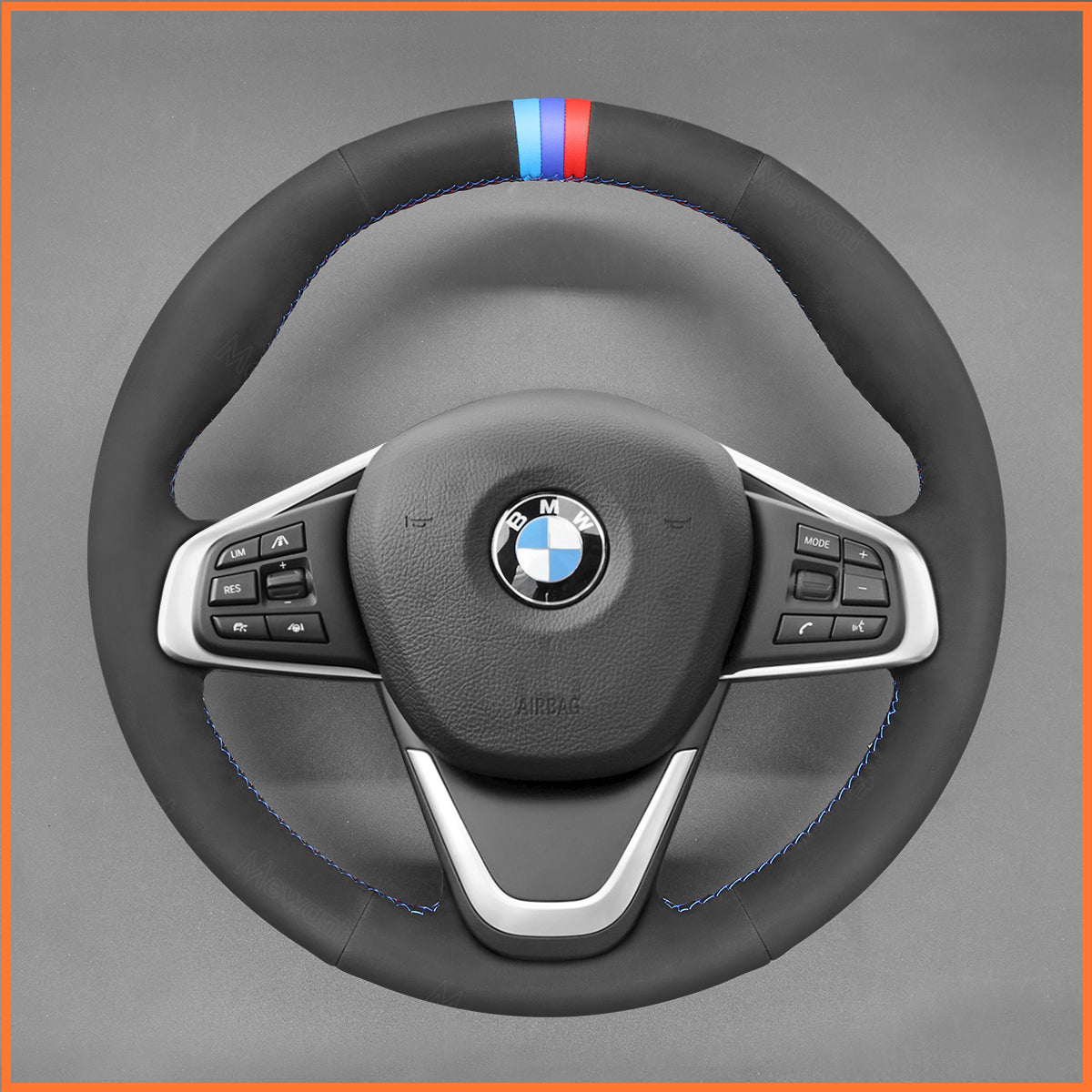 MEWANT Lenkradbezug für BMW 2 Series F45 F46 / X1 F48 / X2 F39 2014-2022 - Mewant.de