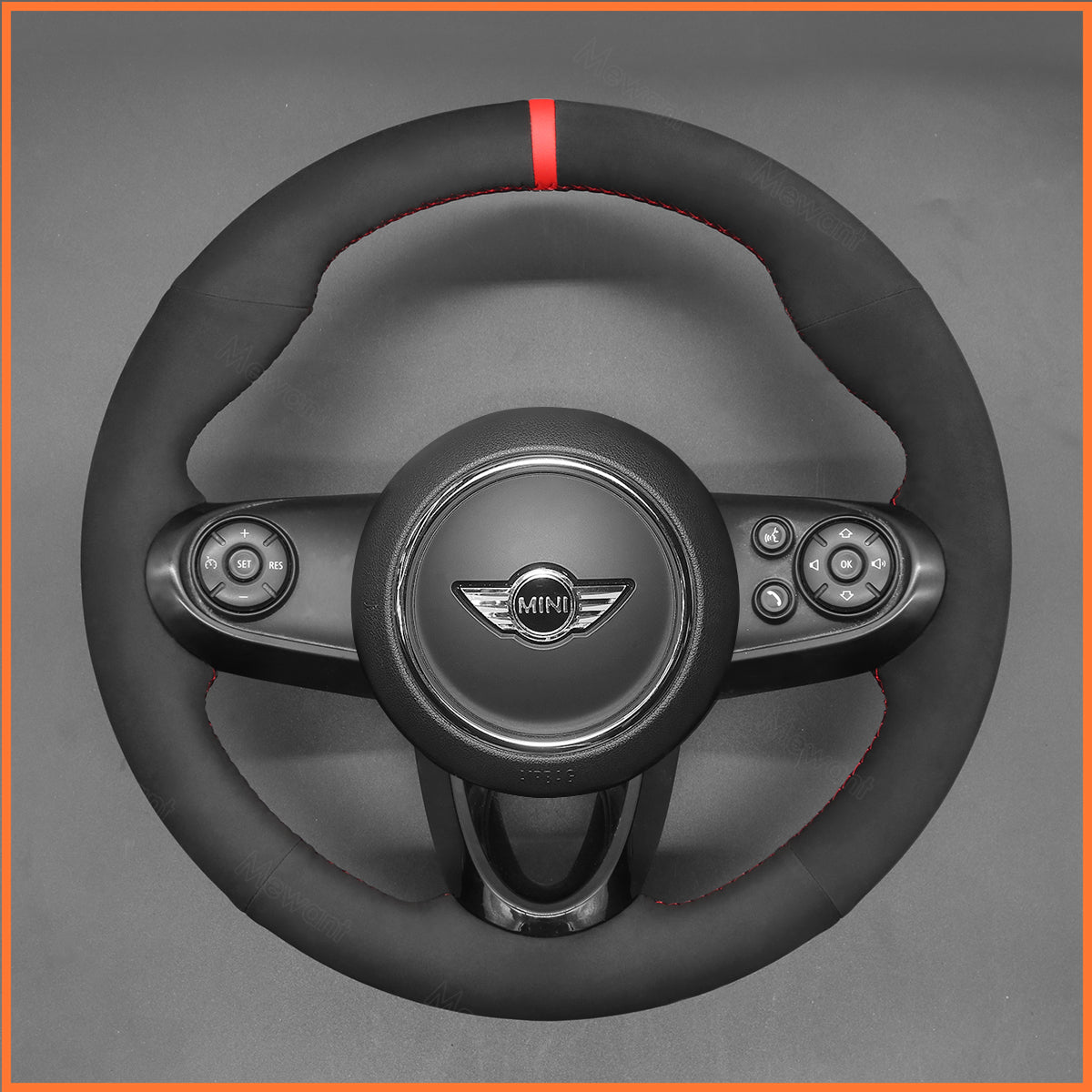 MEWANT Lenkradbezug für Mini (Hatchback/Mini) 2014-2020 / Clubman 2015-2020 / Convertible 2016-2020 / Countryman 2017-2020 / MINI Clubman F54 2015-2023 - Mewant.de