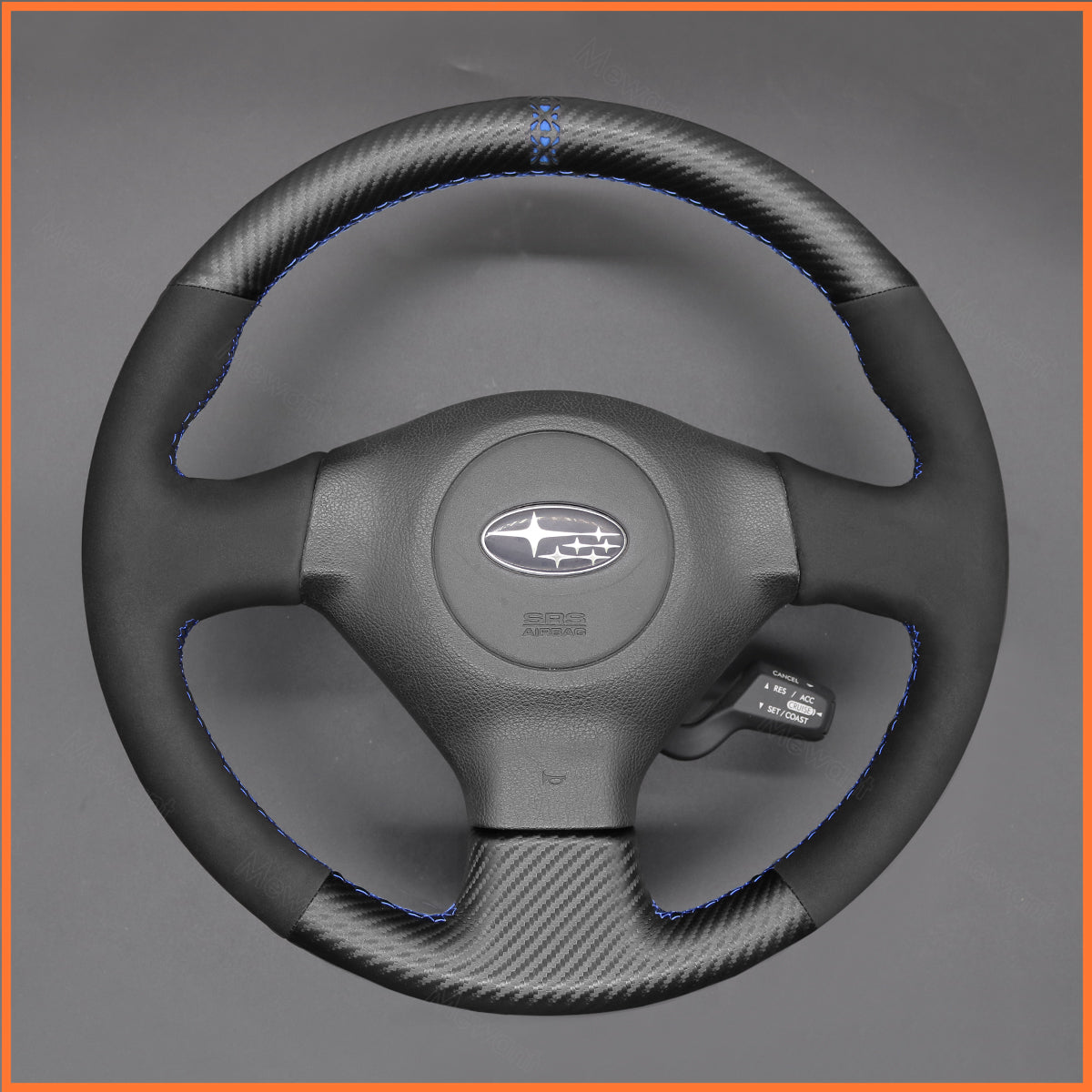 MEWANT Lenkradbezug für Subaru Forester / Impreza / WRX (WRX STI) / Legacy / Outback 2005-2007 - Mewant.de