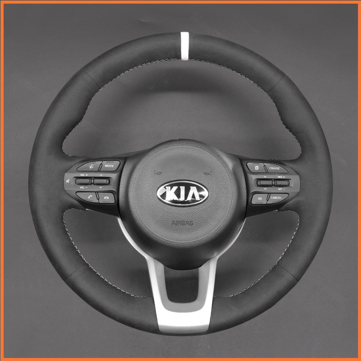 MEWANT Lenkradbezug für Kia Picanto 3 2017-2022 / Rio 4 2017-2022 / Stonic 2017-2022 - Mewant.de