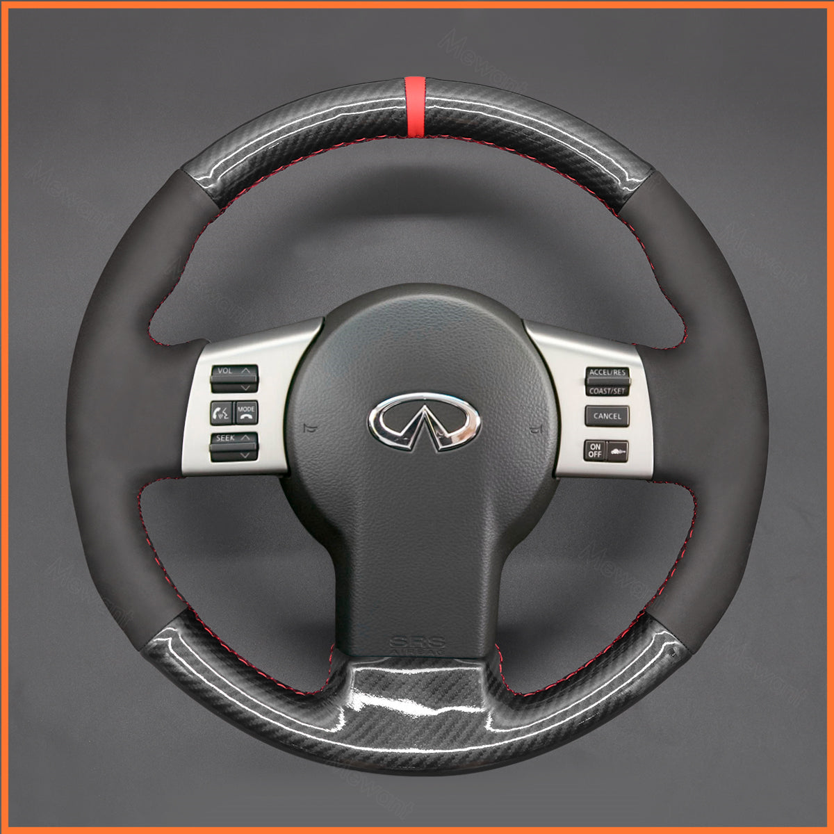 MEWANT Lenkradbezug für Infiniti FX FX45 2004-2008 / Nissan 350Z 2002-2009 - Mewant.de