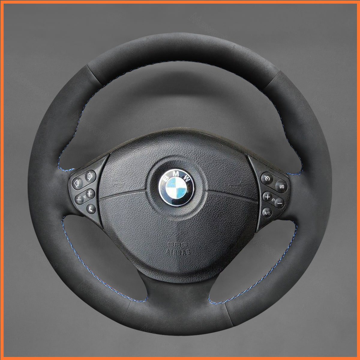 MEWANT Cubierta de volante para BMW E36 5 E39 E38 8 Series E31 Z3 E367 M3 E36 M5 E39 1998-2002