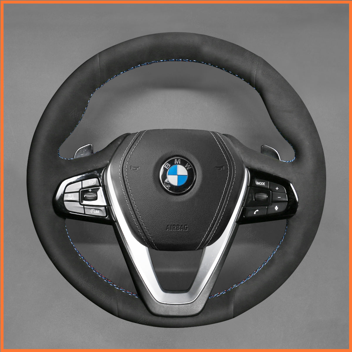 MEWANT Lenkradbezug für BMW F40 F44 G20 G21 G30 G31 i4 iX3 X5 X6 X7 Z4 2019-2024 - Mewant.de