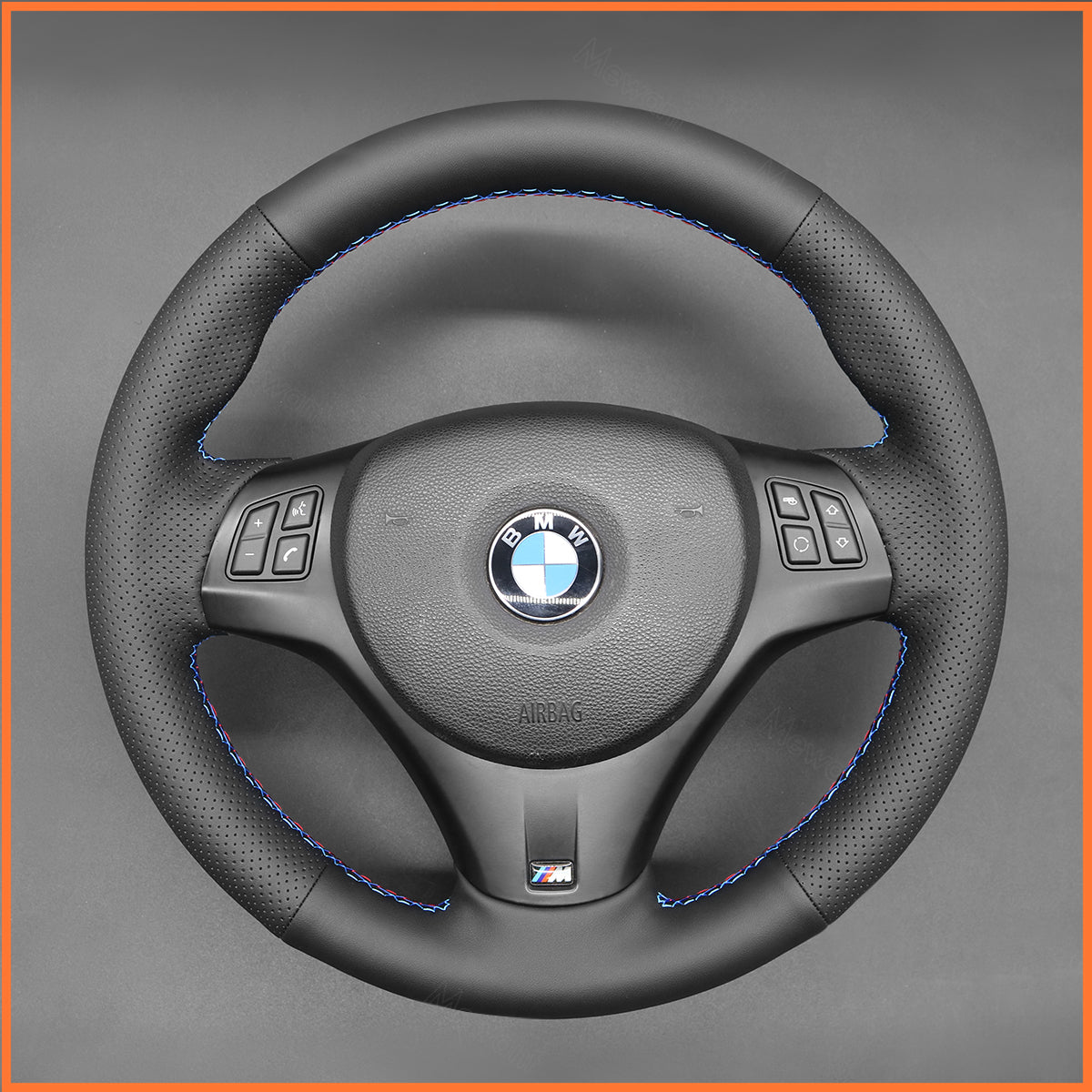 MEWANT Lenkradbezug für BMW M Sport M3 E90 E91 E92 E93 E87 E81 E82 E88 X1 E84 2006-2013 aus DE Lager - Mewant.de