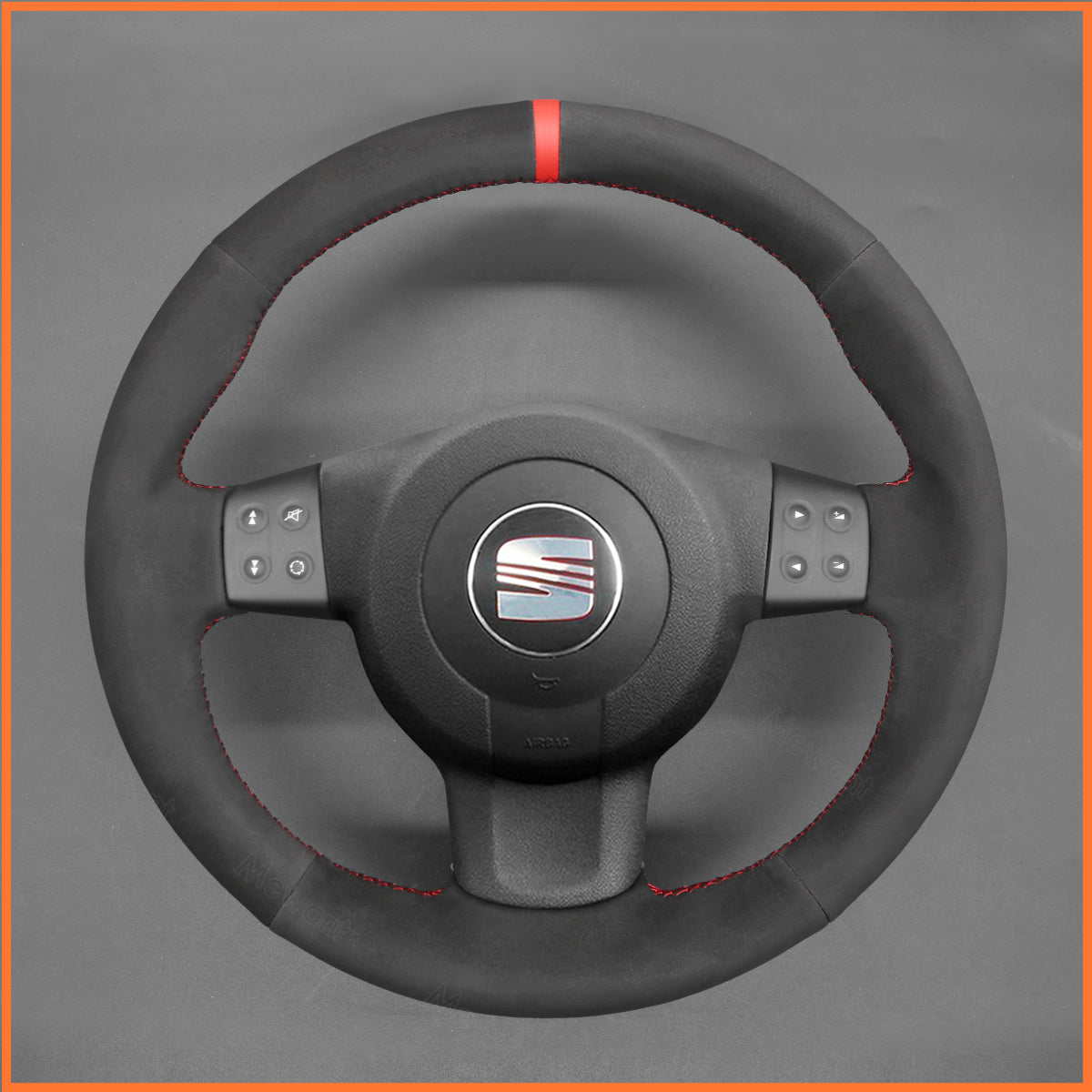 MEWANT Lenkradbezug für Seat Leon MK2 1P / Ibiza 6L / Altea / Altea XL / Toledo 2004-2008 - Mewant.de
