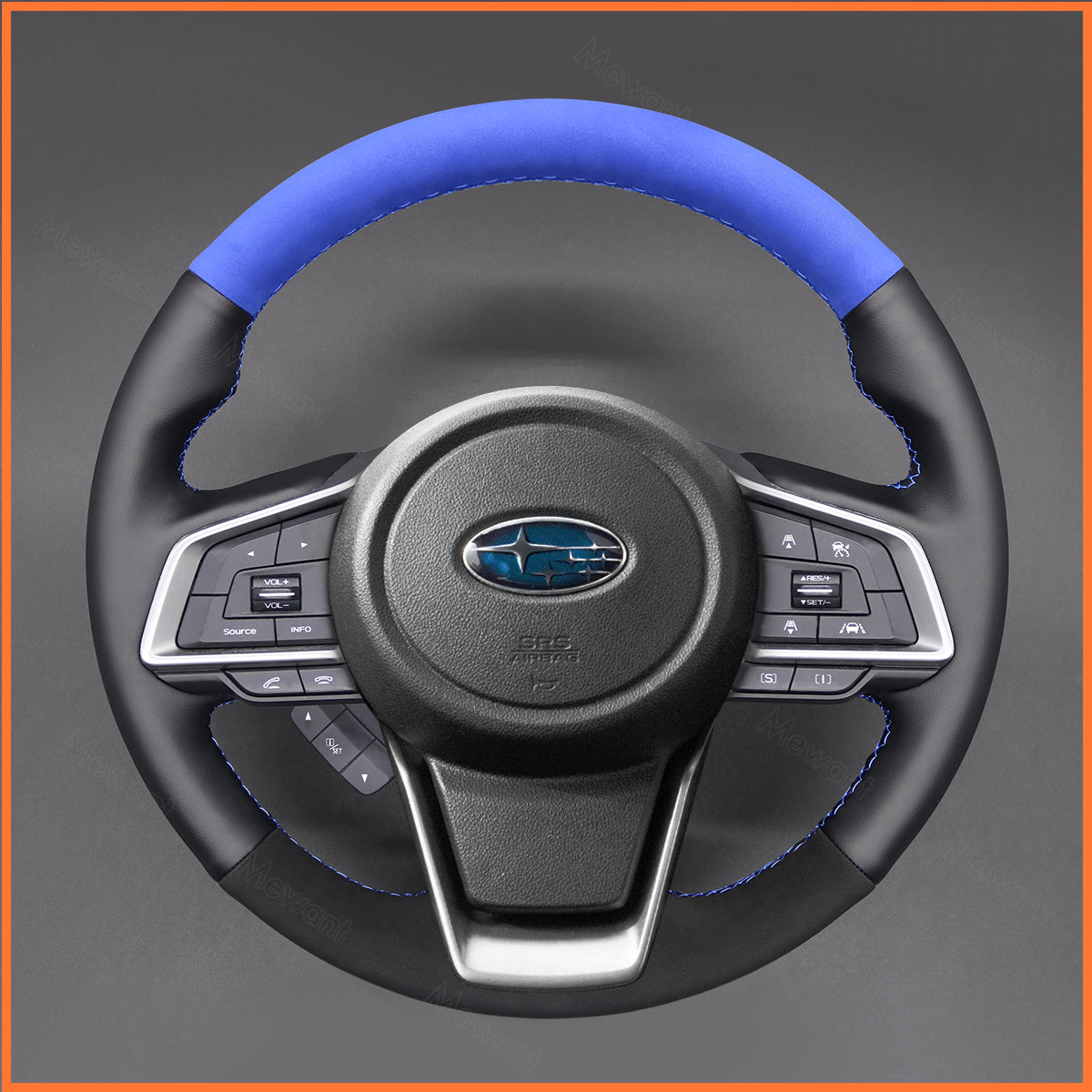 MEWANT Lenkradbezug für Subaru Forester 2019-2025 / Outback 2018-2024 / XV 2017-2024 / Crosstrek 2023-2025 / Impreza 2017-2024 - Mewant.de