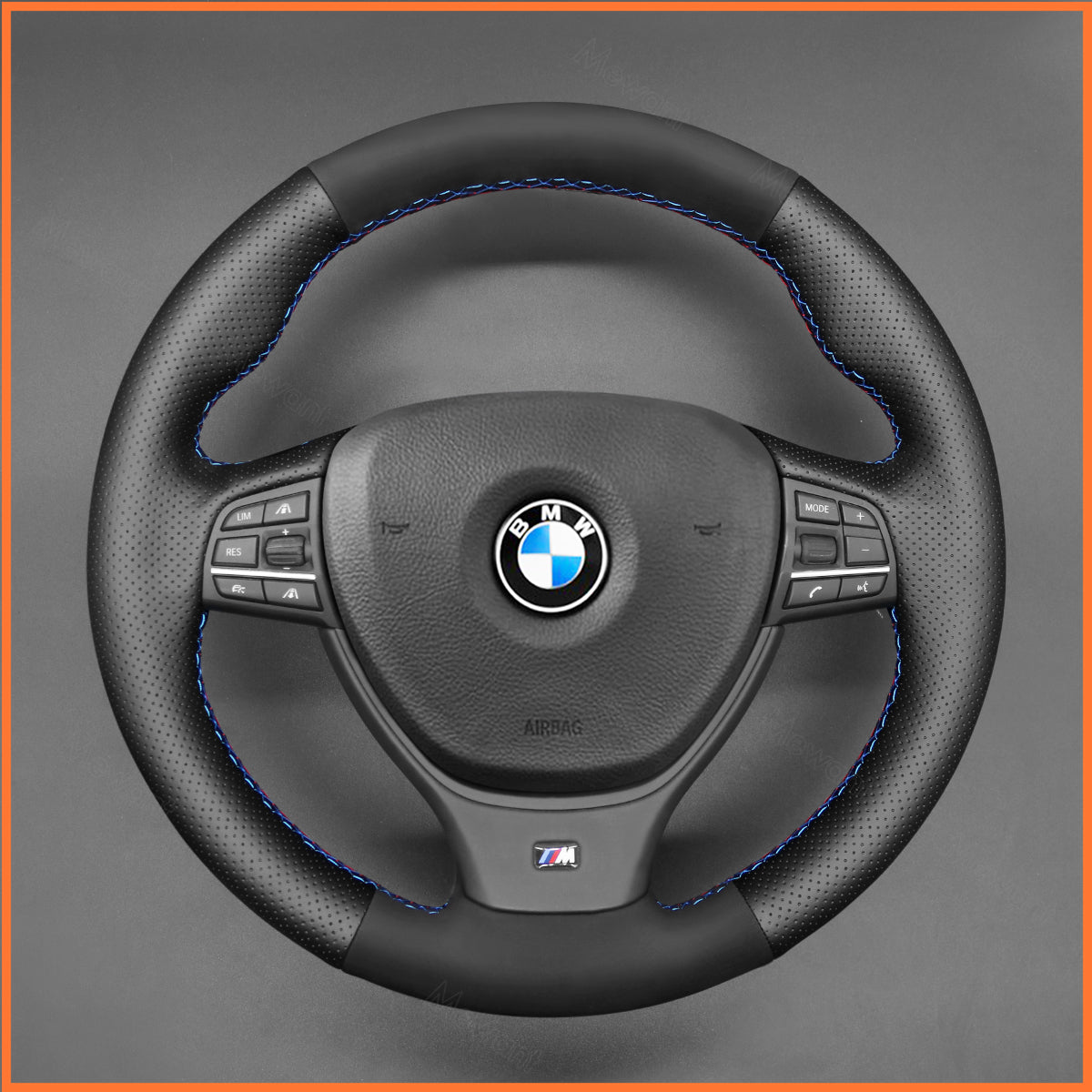 MEWANT Lenkradbezug für BMW 5 Series M Sport F10 F11 F07 F12 F13 F06 F01 F10 - Mewant.de