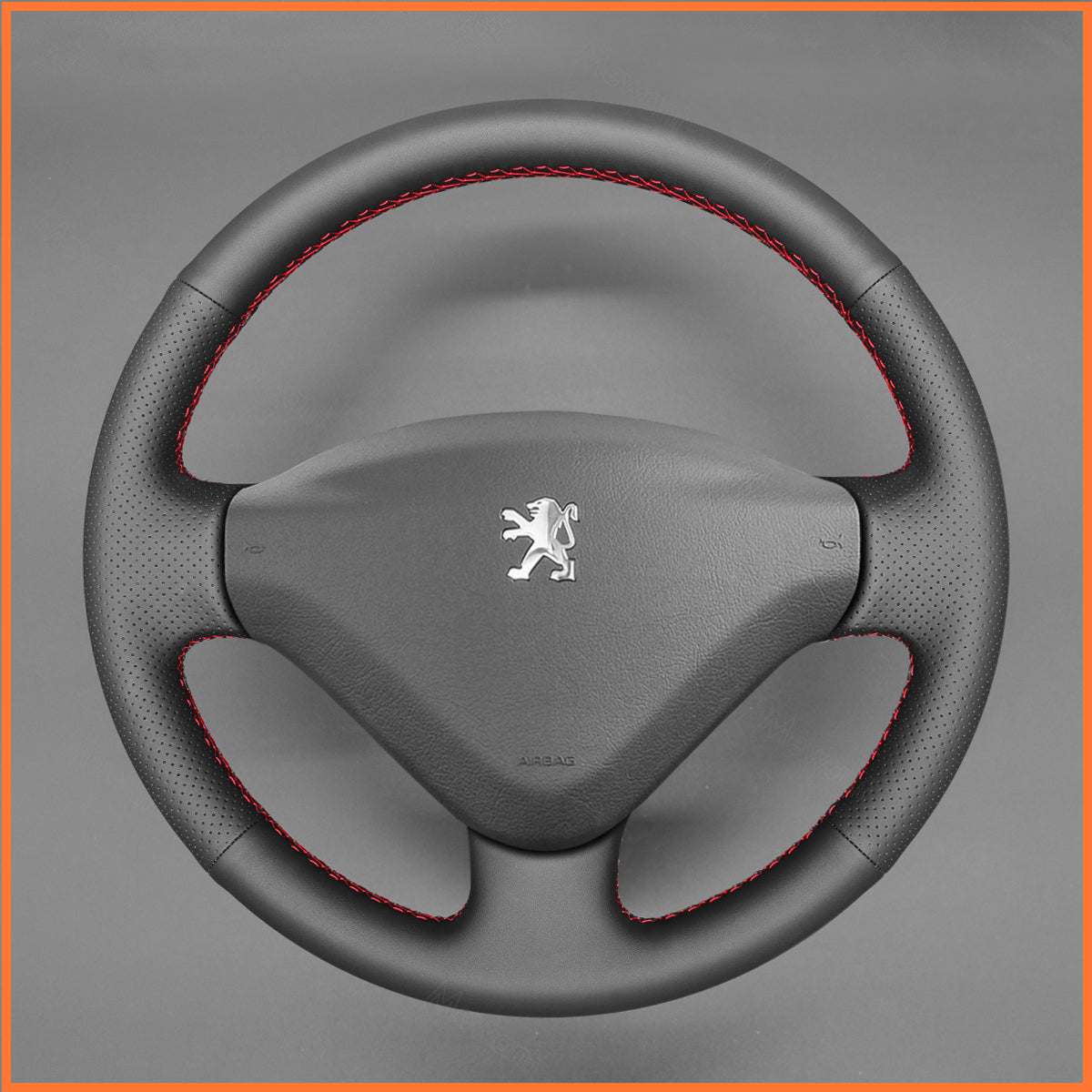 MEWANT Lenkradbezug für Peugeot 206 (206+/206 Plus) / 207 / 207 CC / 207 SW / Expert (Expert Tepee) / Partner / Partner Tepee / Citroen Berlingo / Jumpy / FIAT Scudo - Mewant.de
