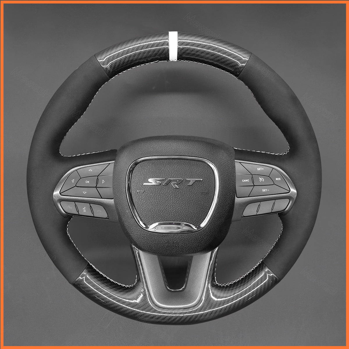 MEWANT Lenkradbezug für Dodge Challenger 2015-2020 / Charger 2015-2023 - Mewant.de