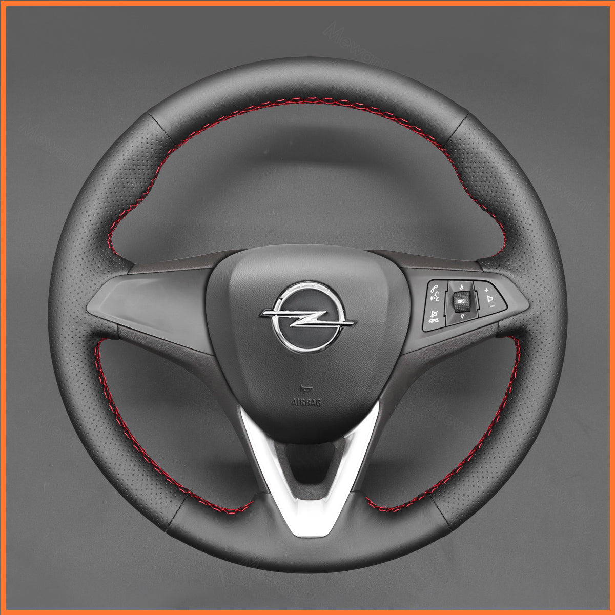 MEWANT Lenkradbezug für Opel Astra K / Corsa E / Crossland X / Grandland X / Insignia CT B / Zafira C 2016-2019 - Mewant.de