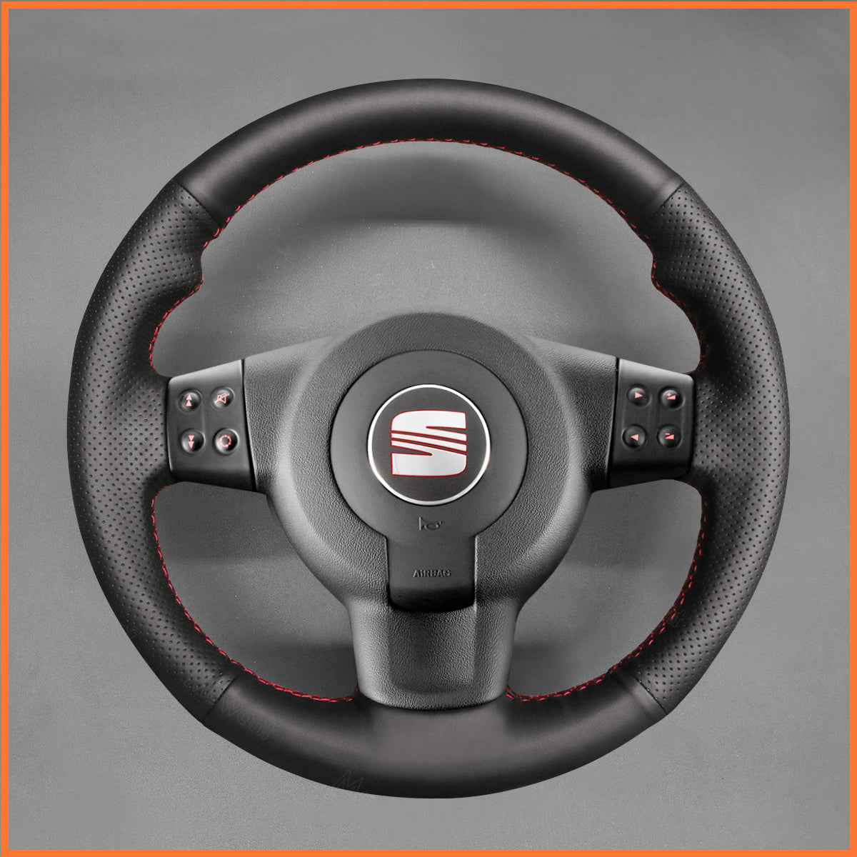 MEWANT Lenkradbezug für Seat Leon FR CUPRA MK2 1P / Ibiza FR 6L 2005-2009 - Mewant.de
