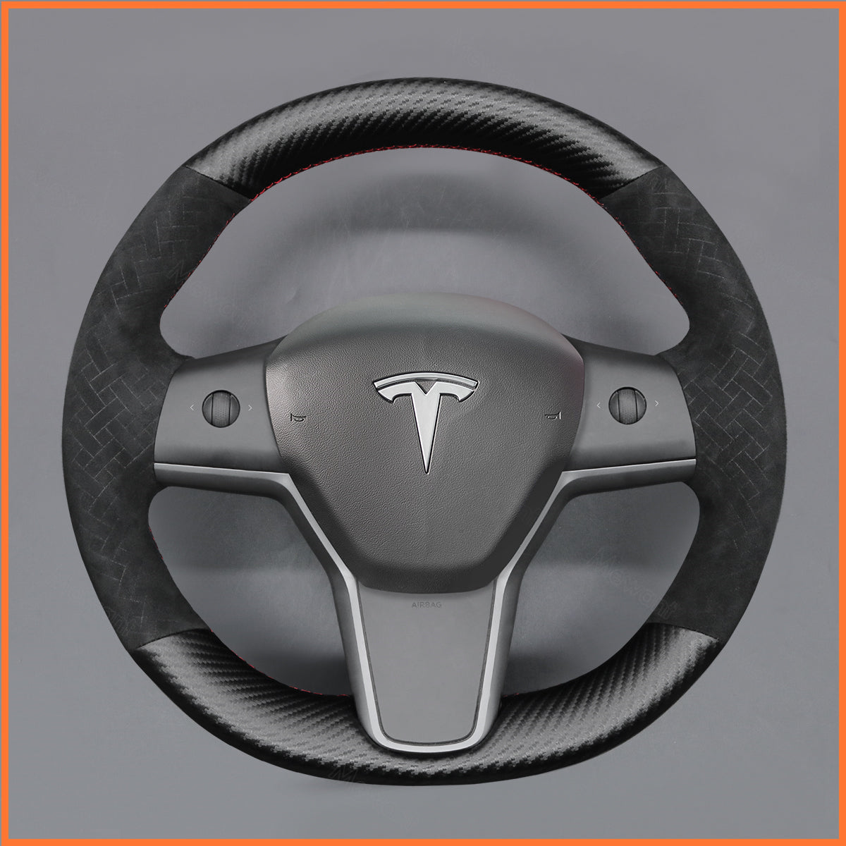 MEWANT Lenkradbezug für Tesla Model 3 2019-2023 / Model Y 2021-2023 - Mewant.de